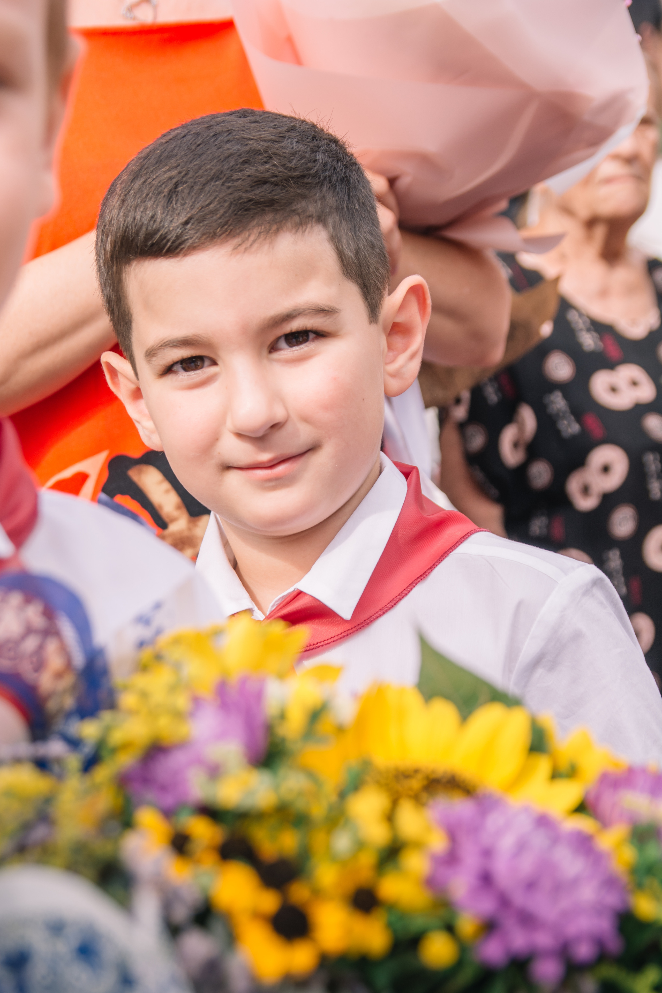День знаний первоклашек, съемка на 1 сентября. Семейный и детский фотограф Кущ Наташа