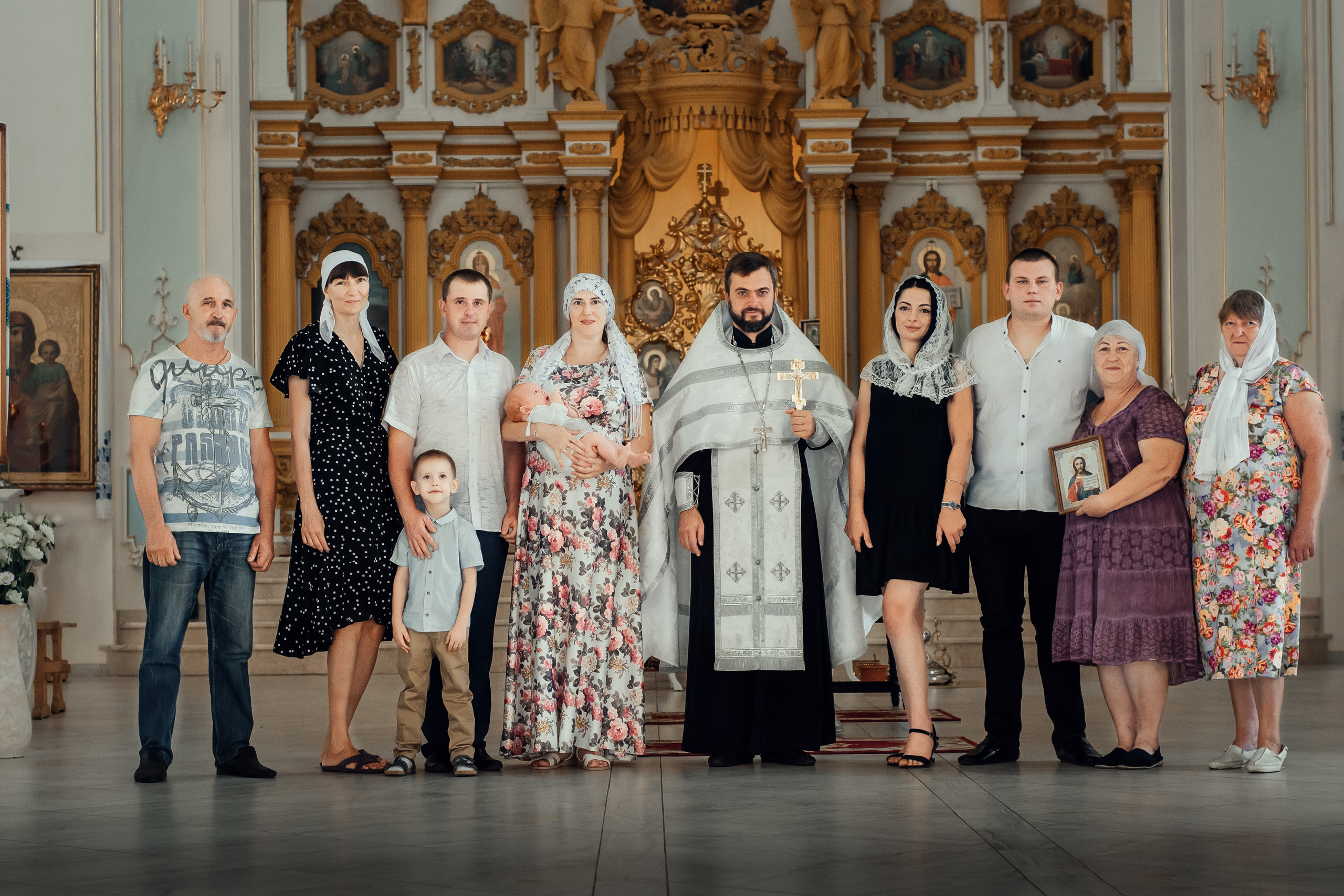 Крещение Дмитрия. Семейный и детский фотограф Кущ Наташа