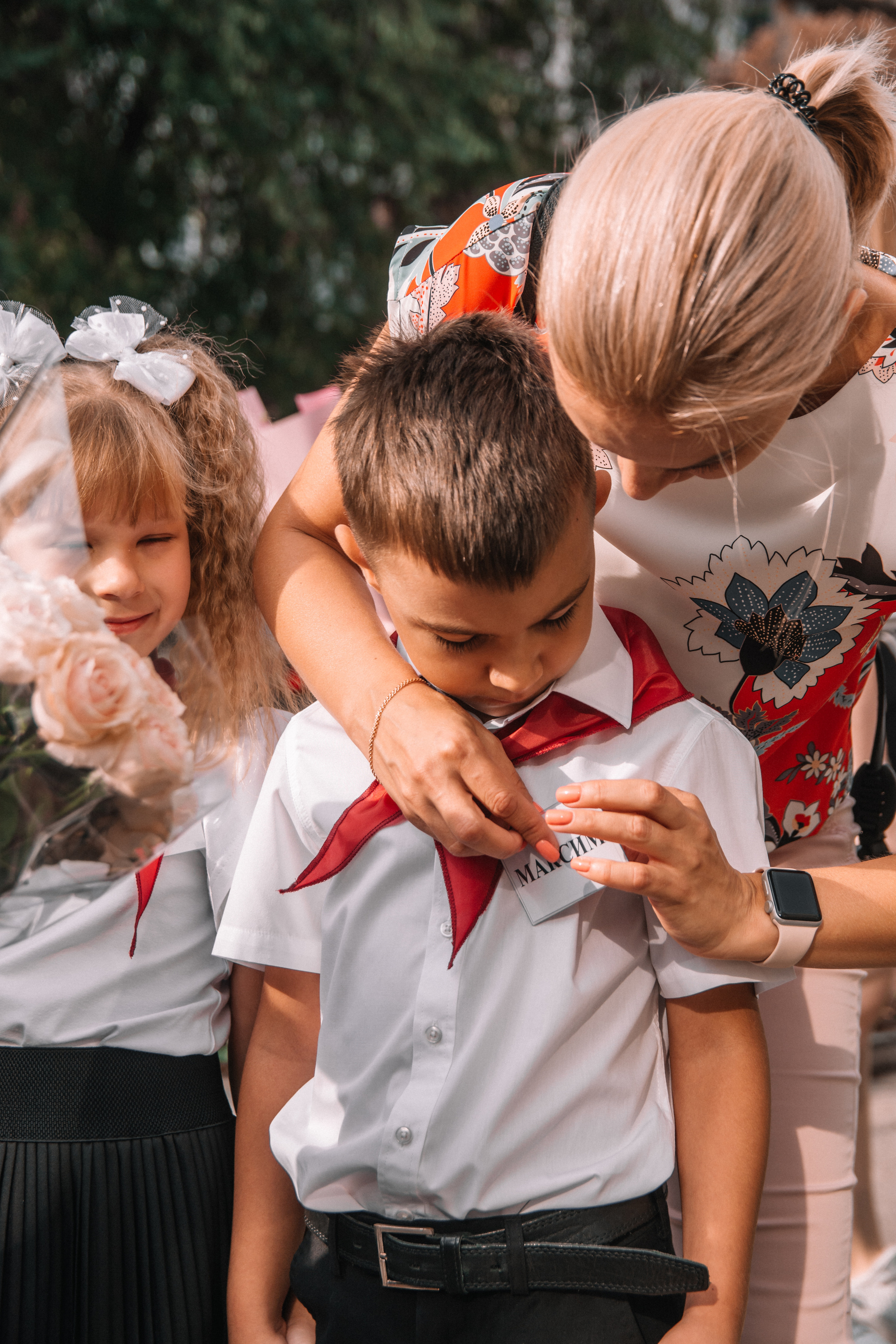 День знаний первоклашек, съемка на 1 сентября. Семейный и детский фотограф Кущ Наташа