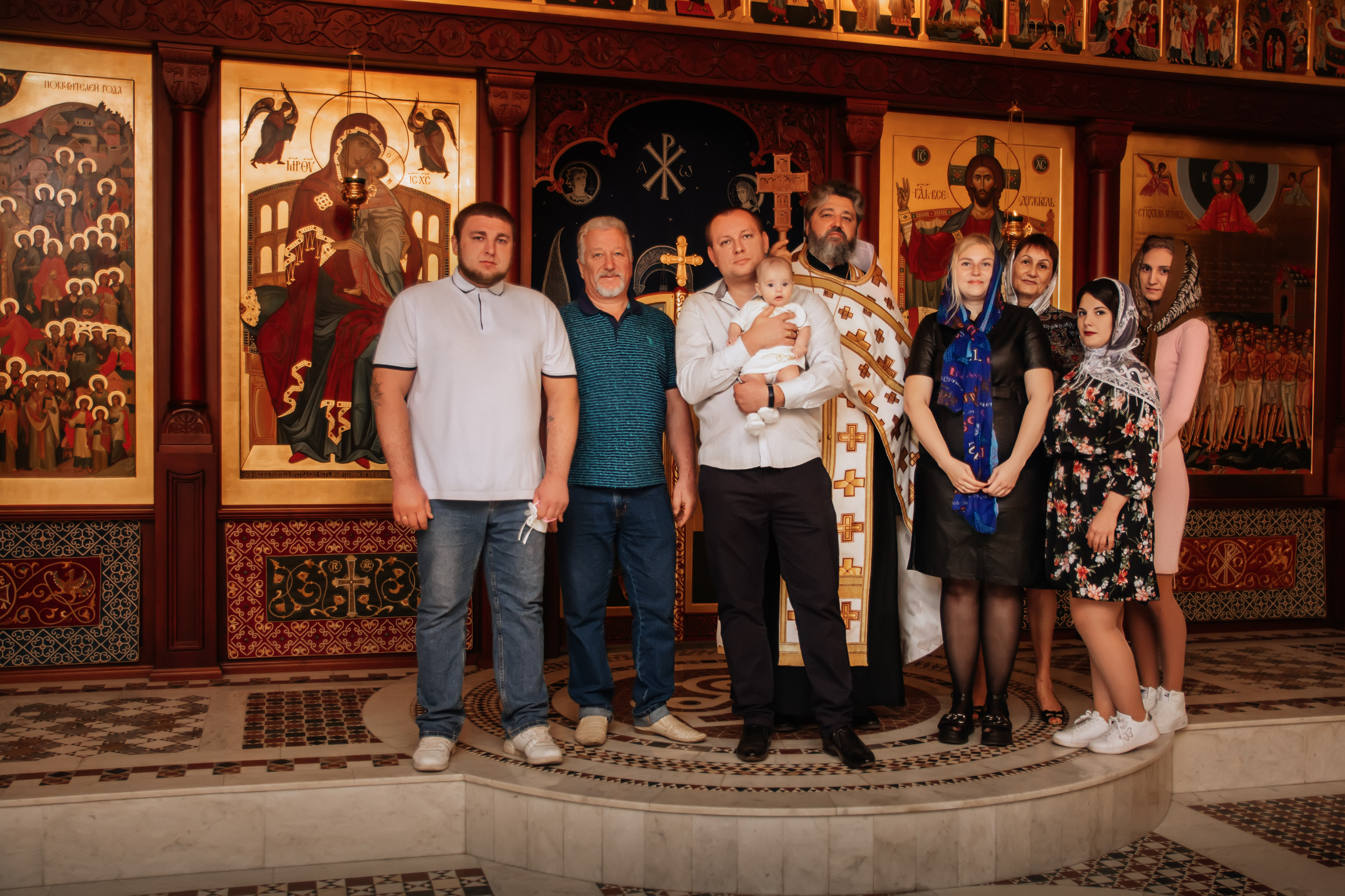 Съемка крещения Варвары. Семейный и детский фотограф Кущ Наташа