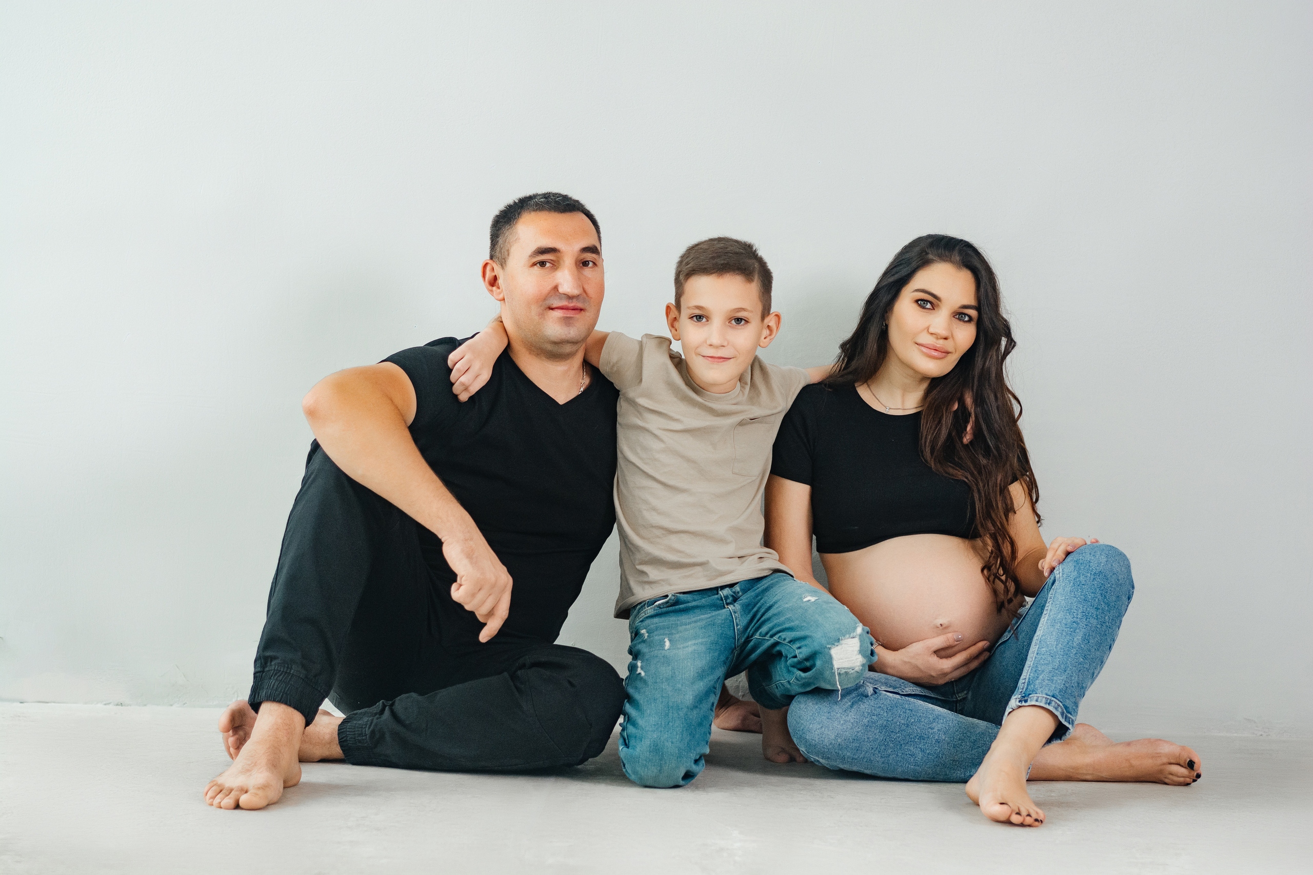 Беременность Катя с семьей. Семейный и детский фотограф Кущ Наташа