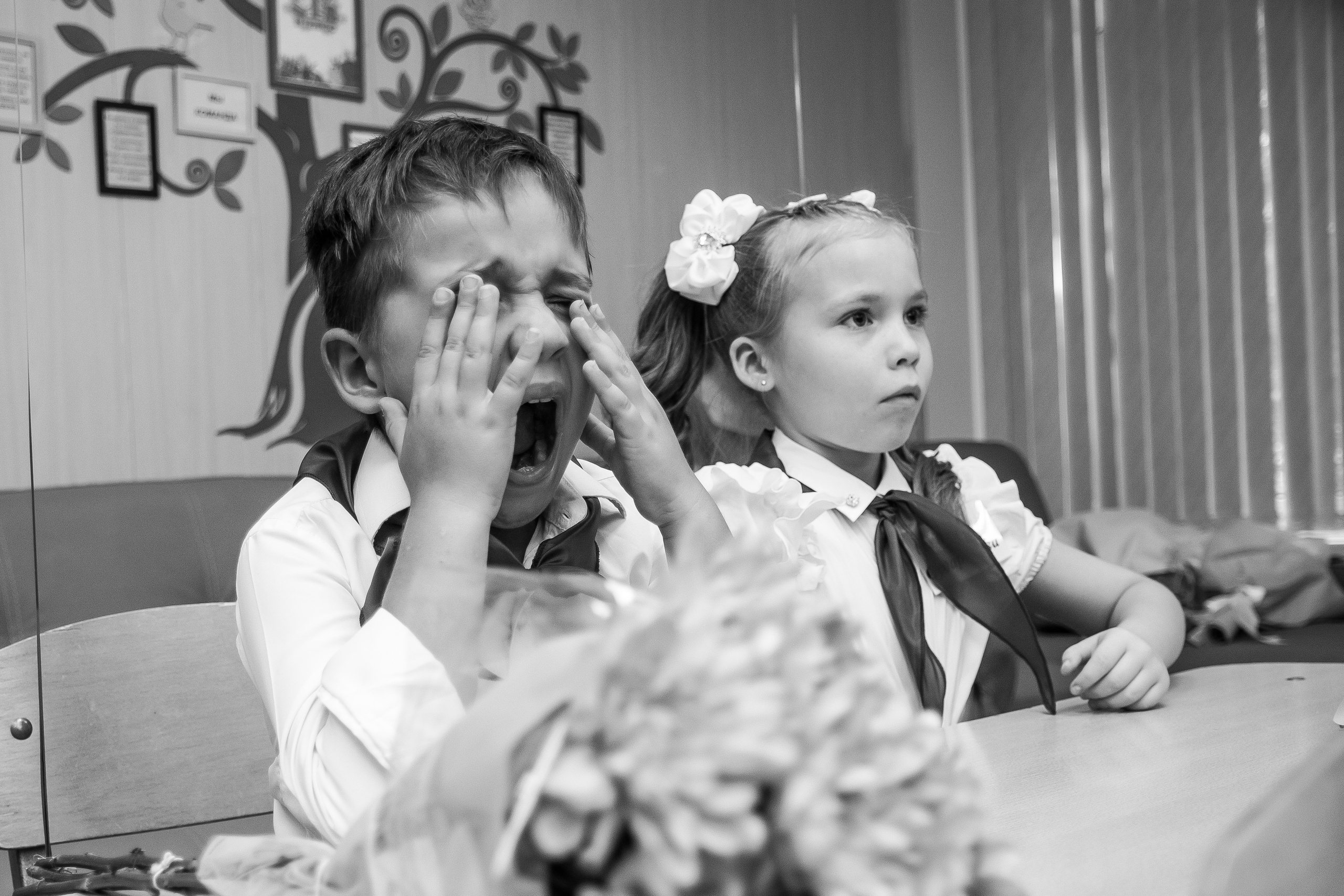 День знаний первоклашек, съемка на 1 сентября. Семейный и детский фотограф Кущ Наташа