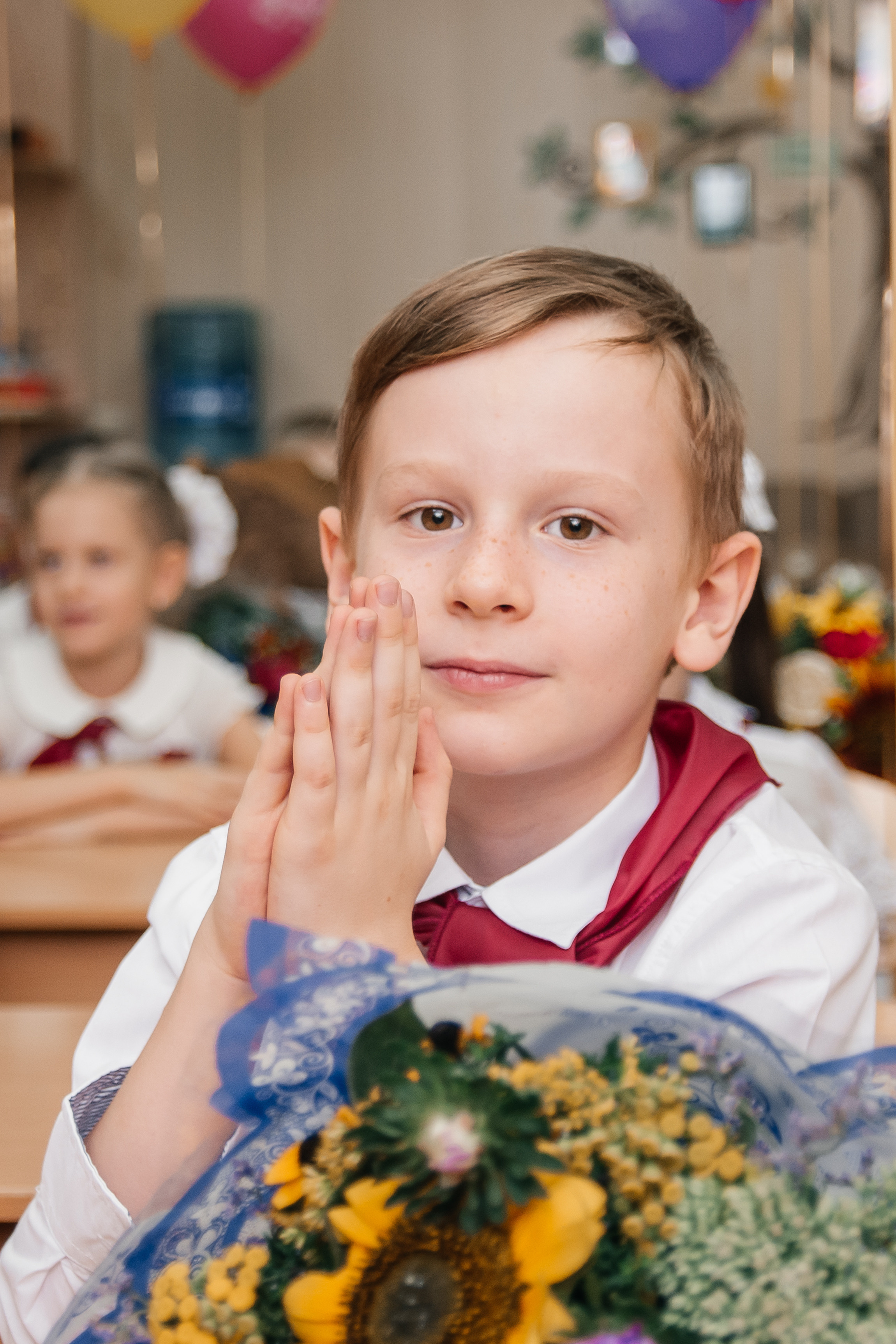 День знаний первоклашек, съемка на 1 сентября. Семейный и детский фотограф Кущ Наташа