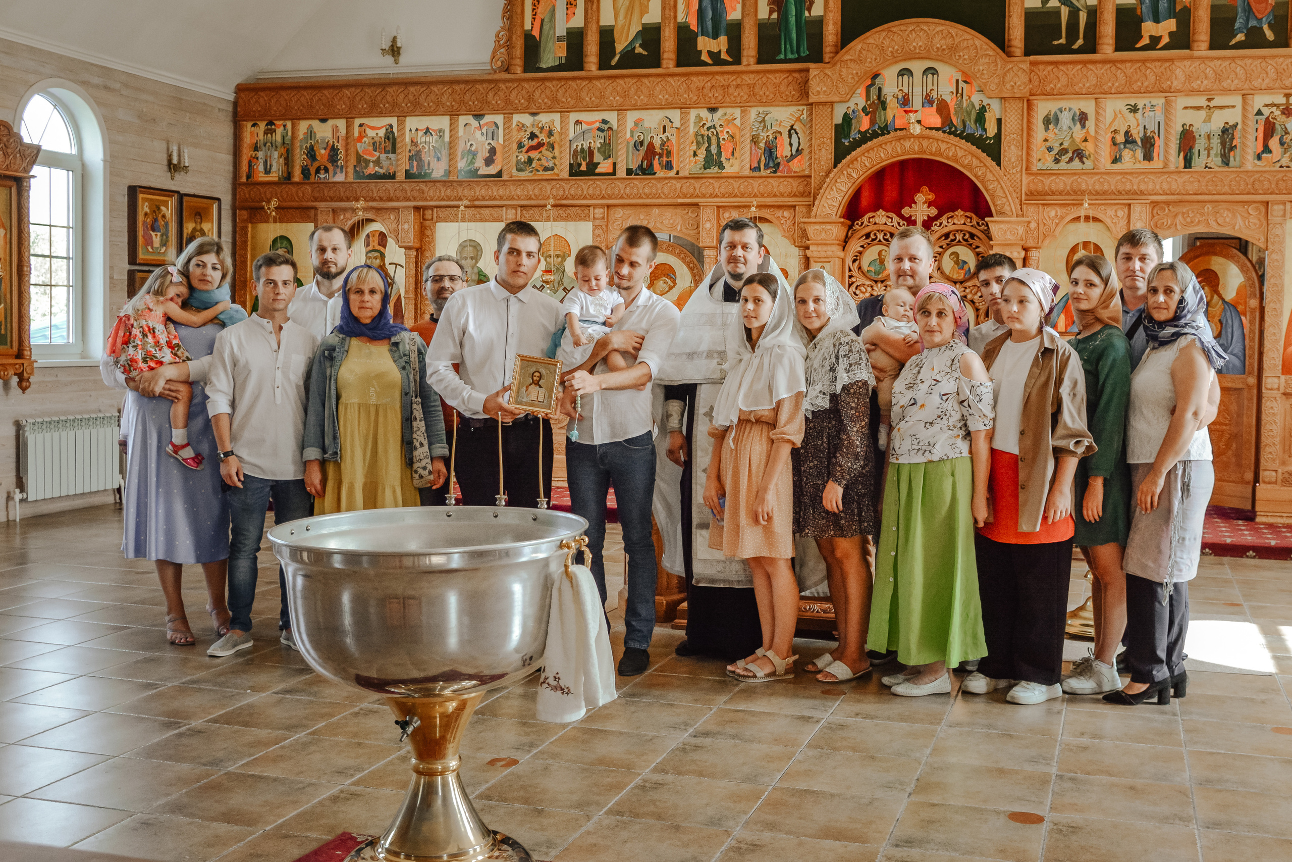 Крещение Ратмира. Семейный и детский фотограф Кущ Наташа
