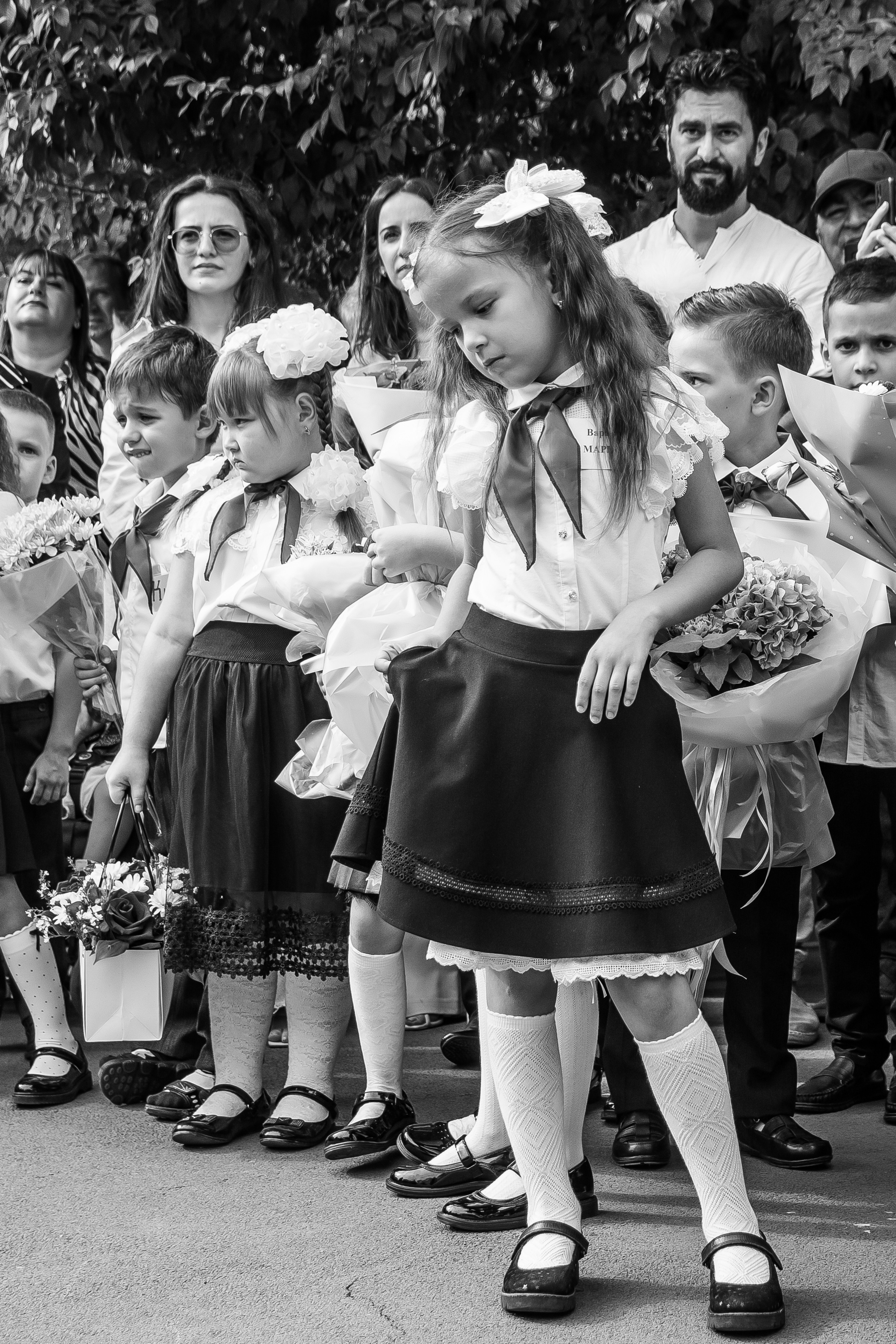 День знаний первоклашек, съемка на 1 сентября. Семейный и детский фотограф Кущ Наташа