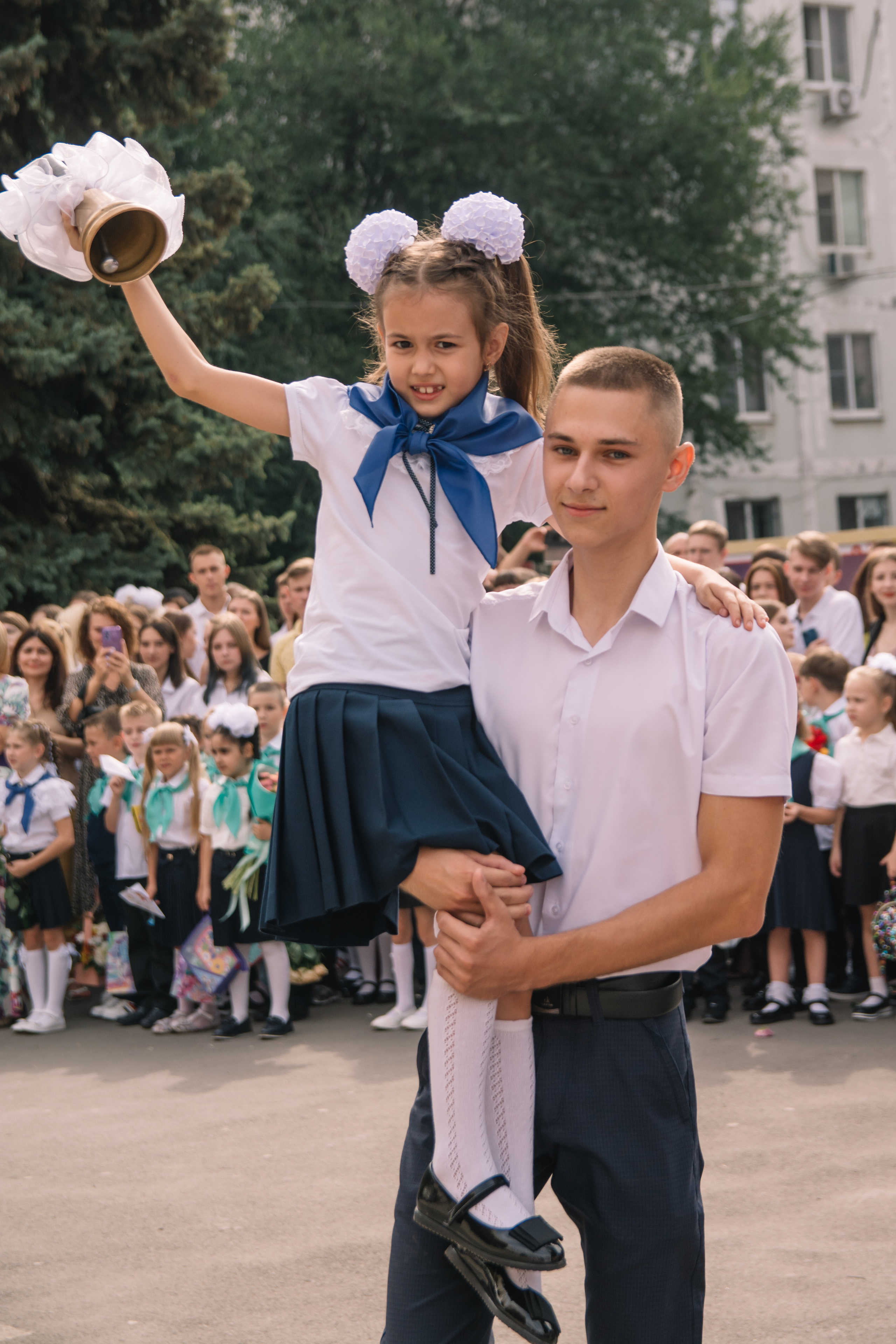 День знаний первоклашек, съемка на 1 сентября. Семейный и детский фотограф Кущ Наташа