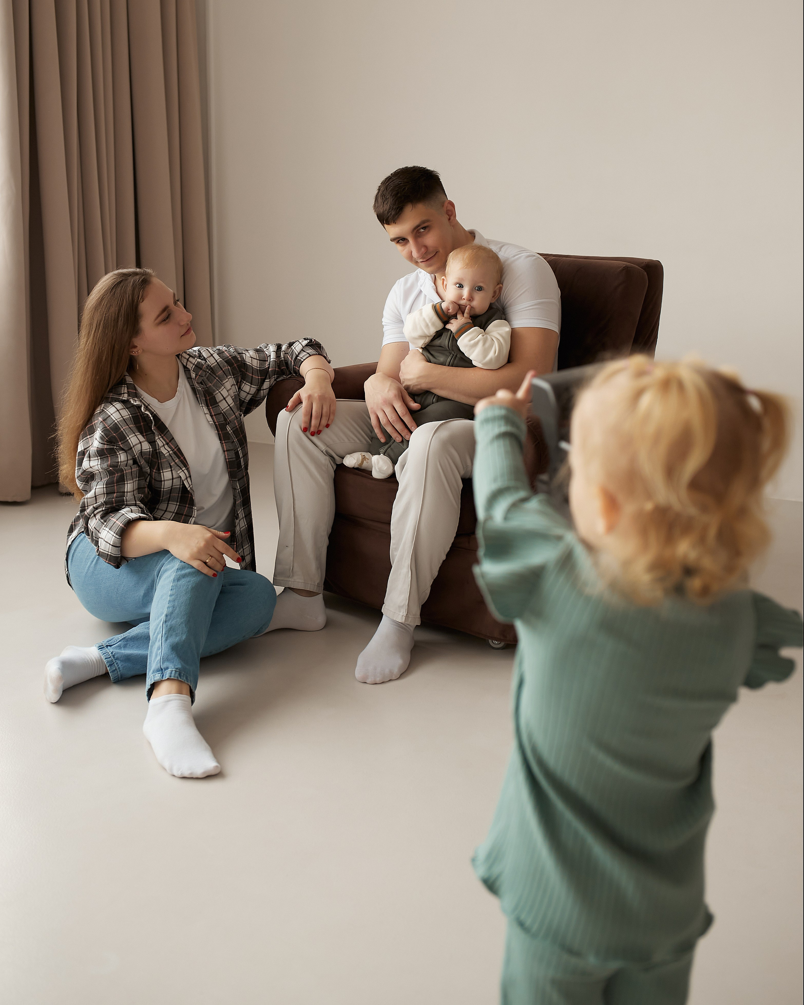 Студийные семейные фотосъемки