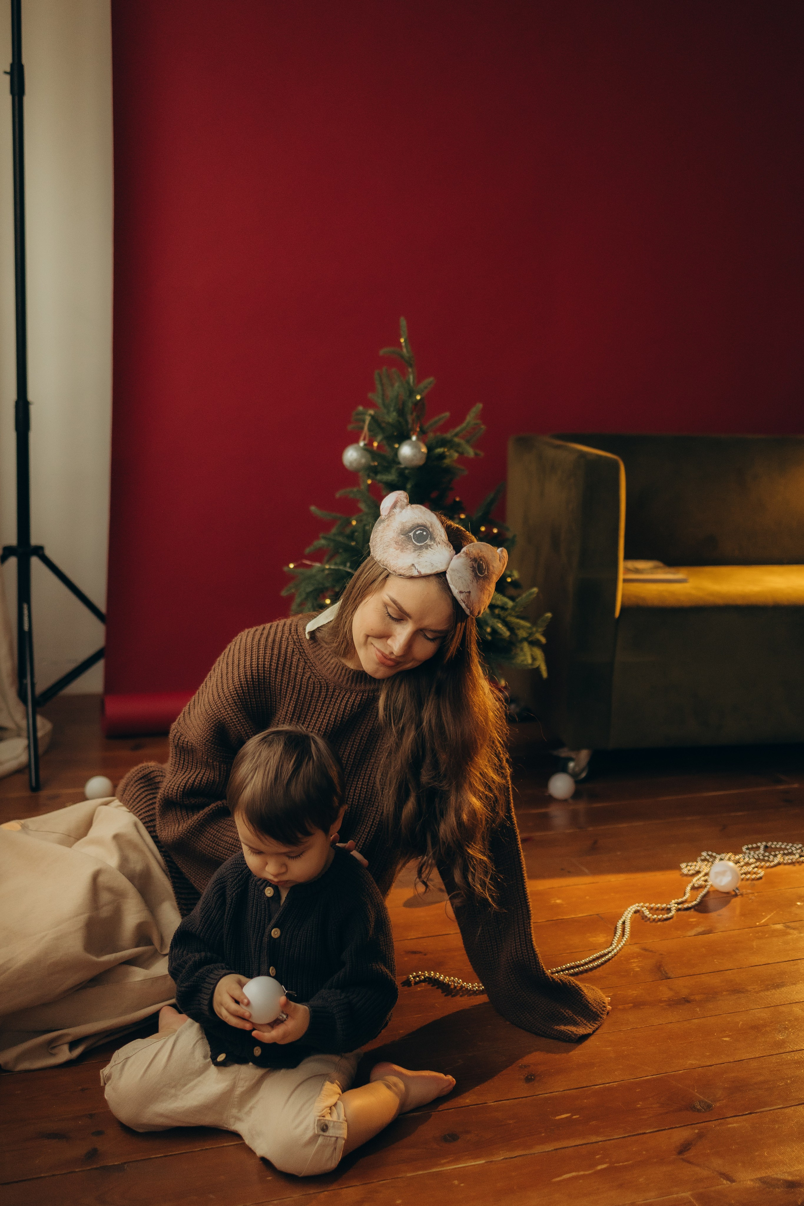 Семейная новогодняя фотосессия. Семейный фотограф в Москве Бунина Маргарита