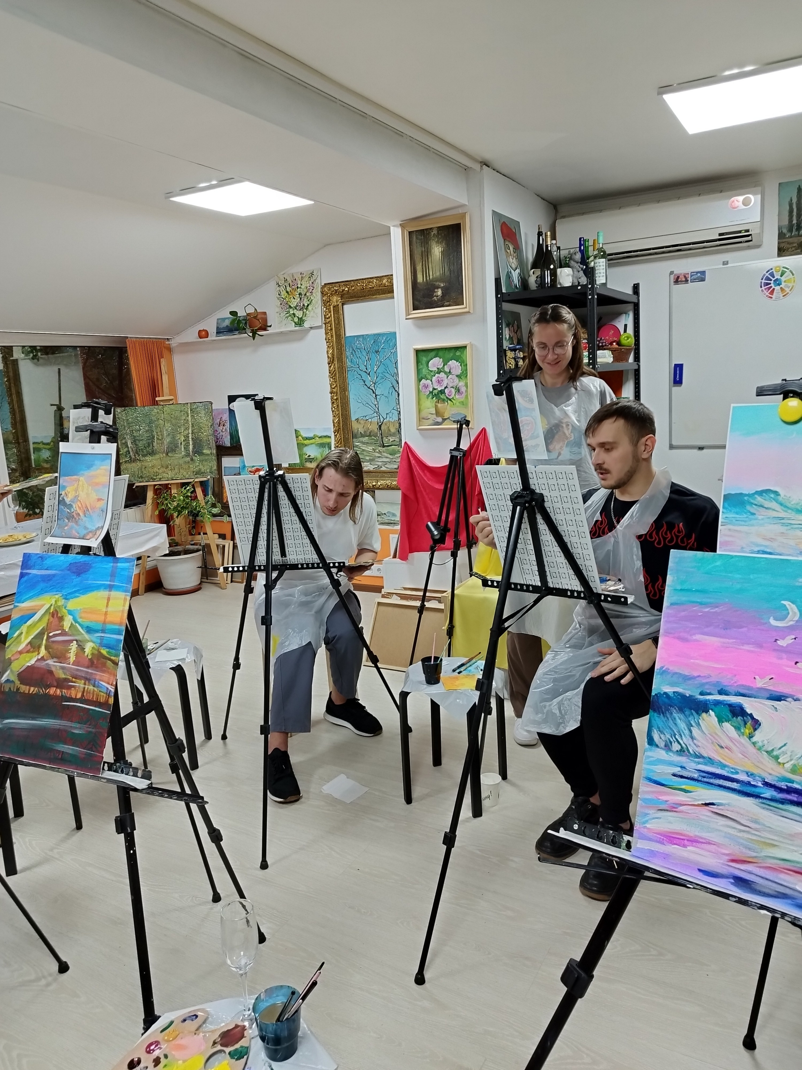 Арт-вечеринки. Арт-вечеринки и мастер-классы в Москве для взрослых и детей