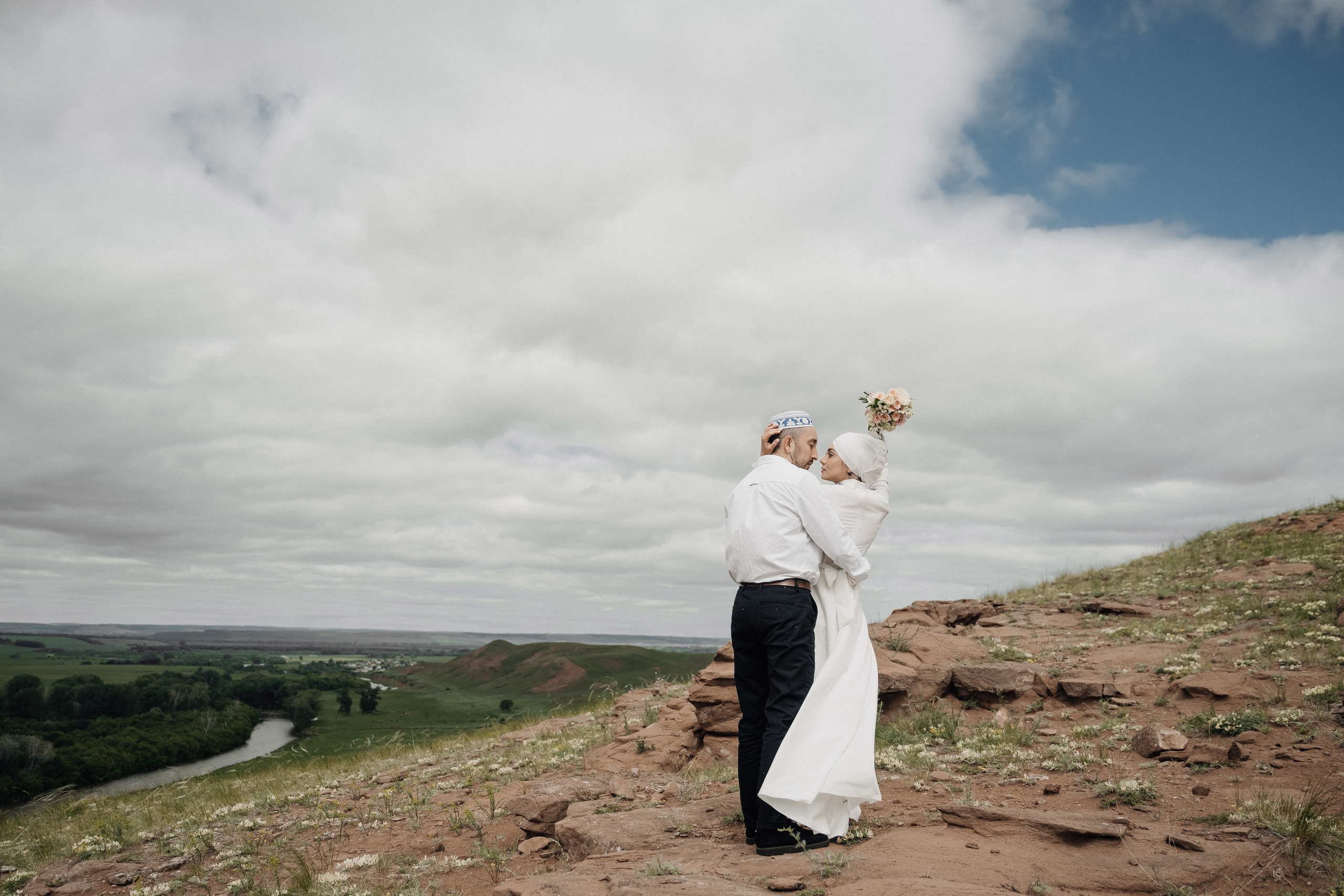 Азат и Юлия. Свадебный семейный фотограф Ксения Божко Уфа Раевка никах в Нарыстау