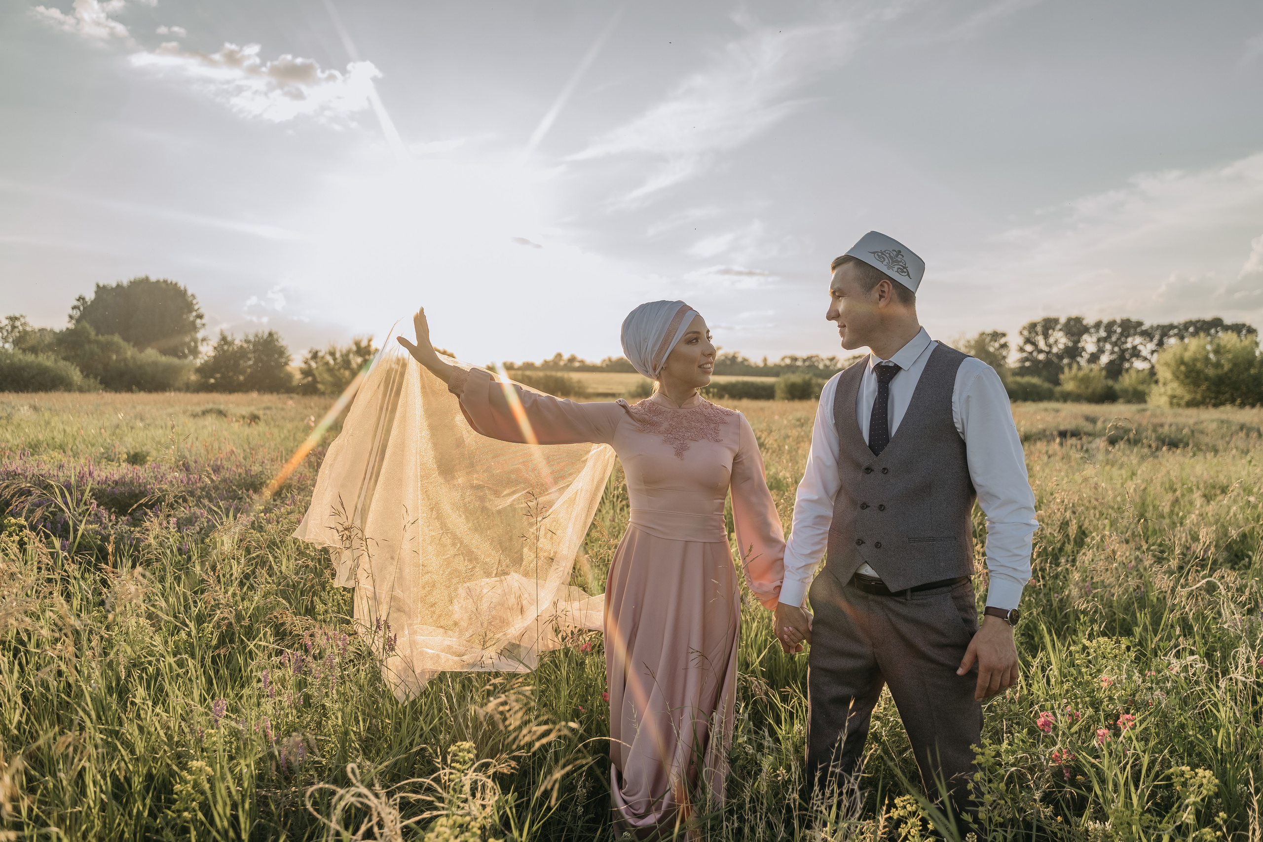 Гульназ и Марсель. Свадебный семейный фотограф Ксения Божко Уфа Раевка никах в Нарыстау