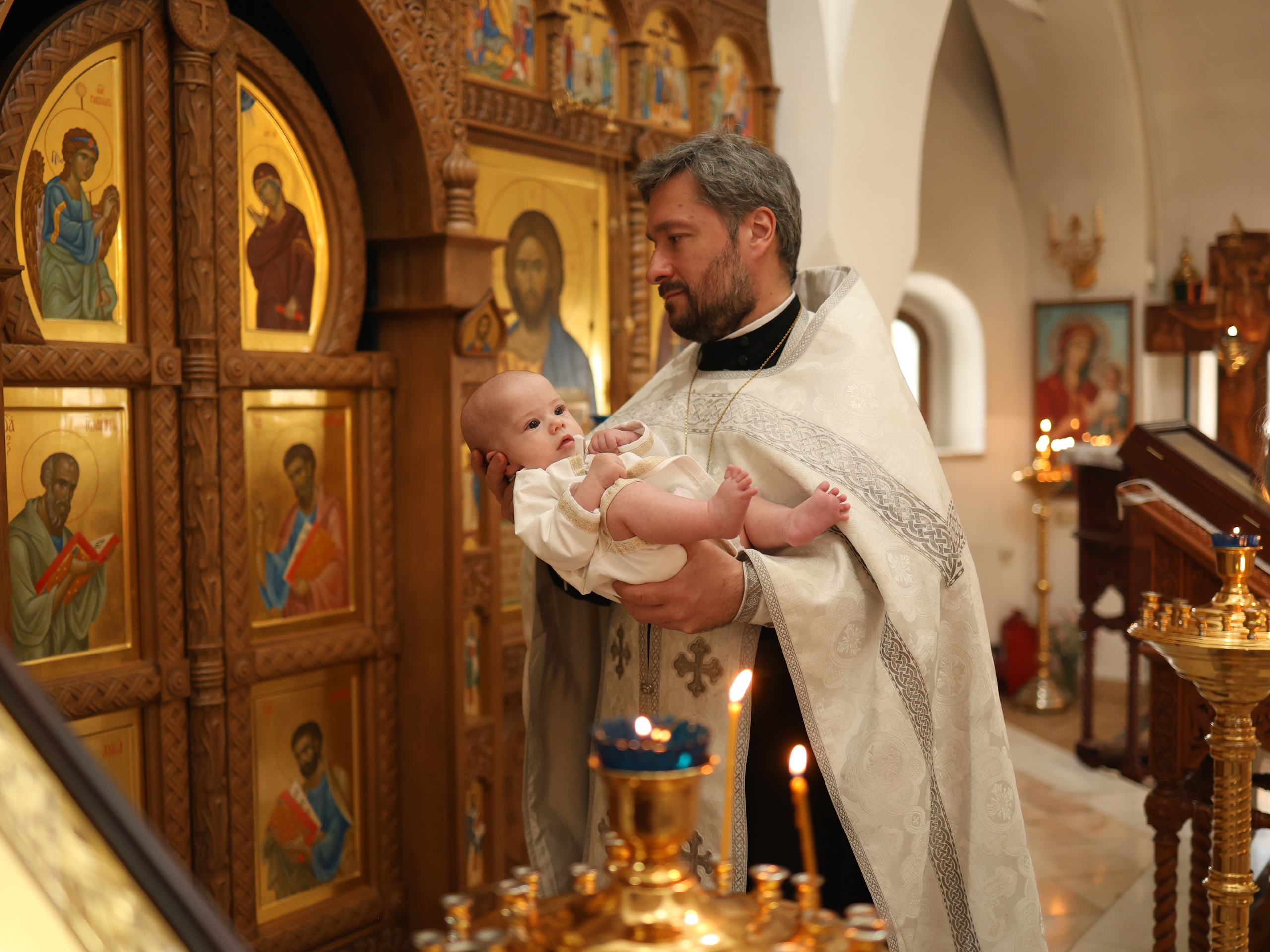 Таинство крещения. Фотограф на крещение Москва