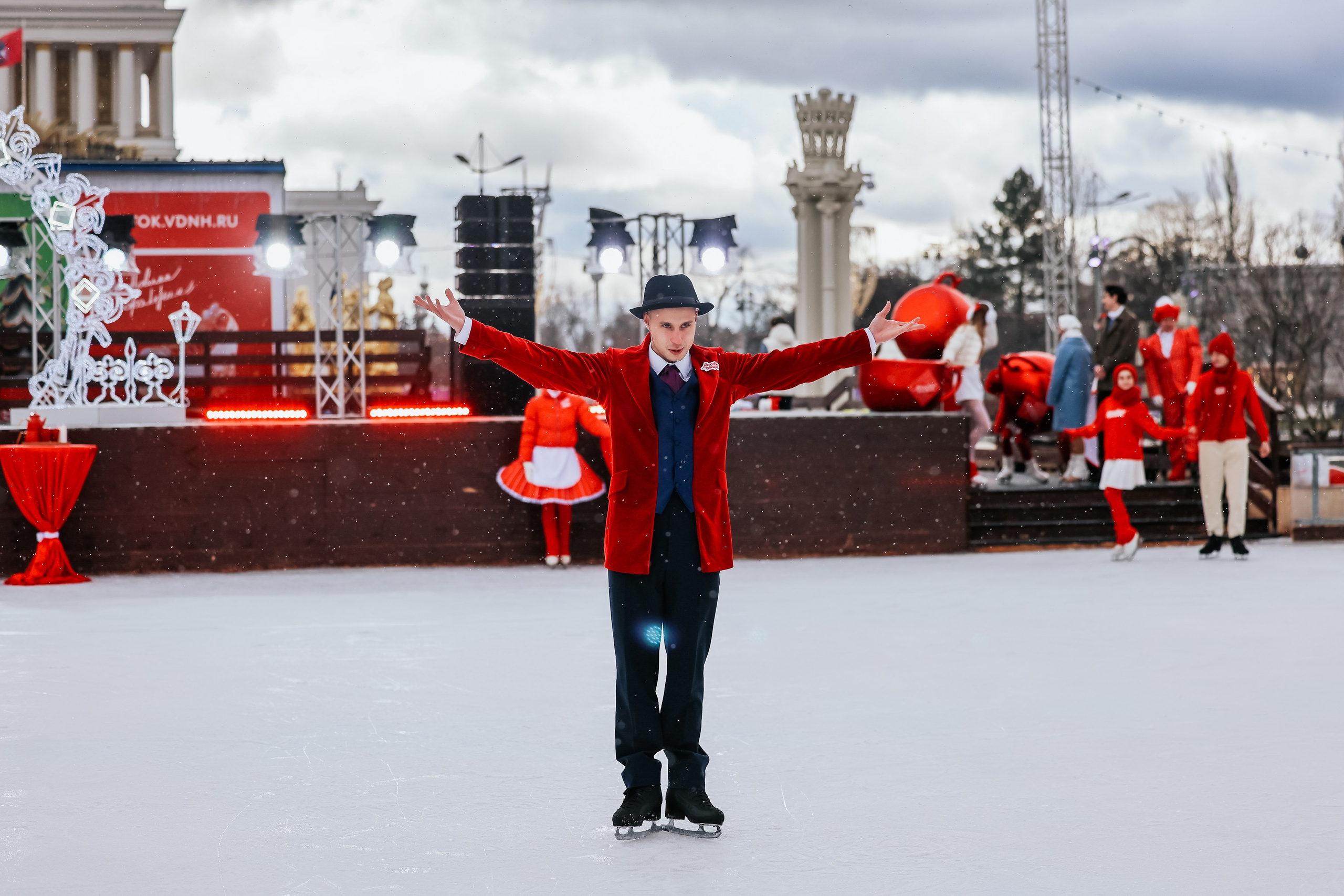 Ледовое шоу ВДНХ проект Московское чаепитие. Фотограф и видеограф Анна Домашенко