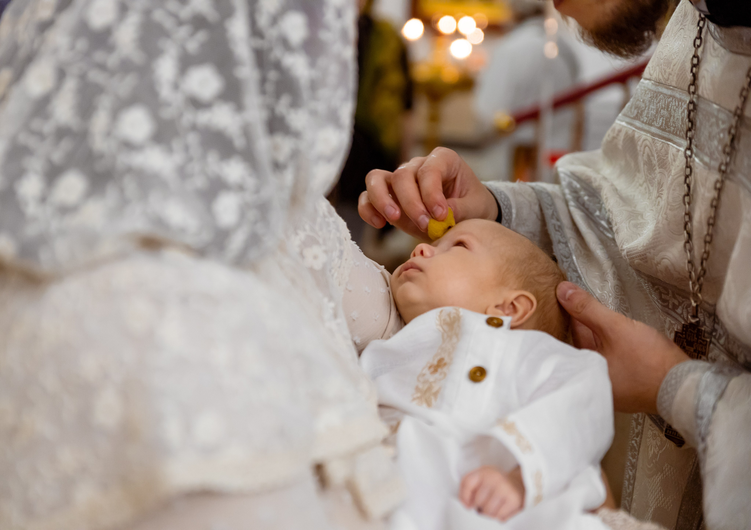 Крещение Мирона. Портретный и семейный фотограф в Москве Ирина Голубчина