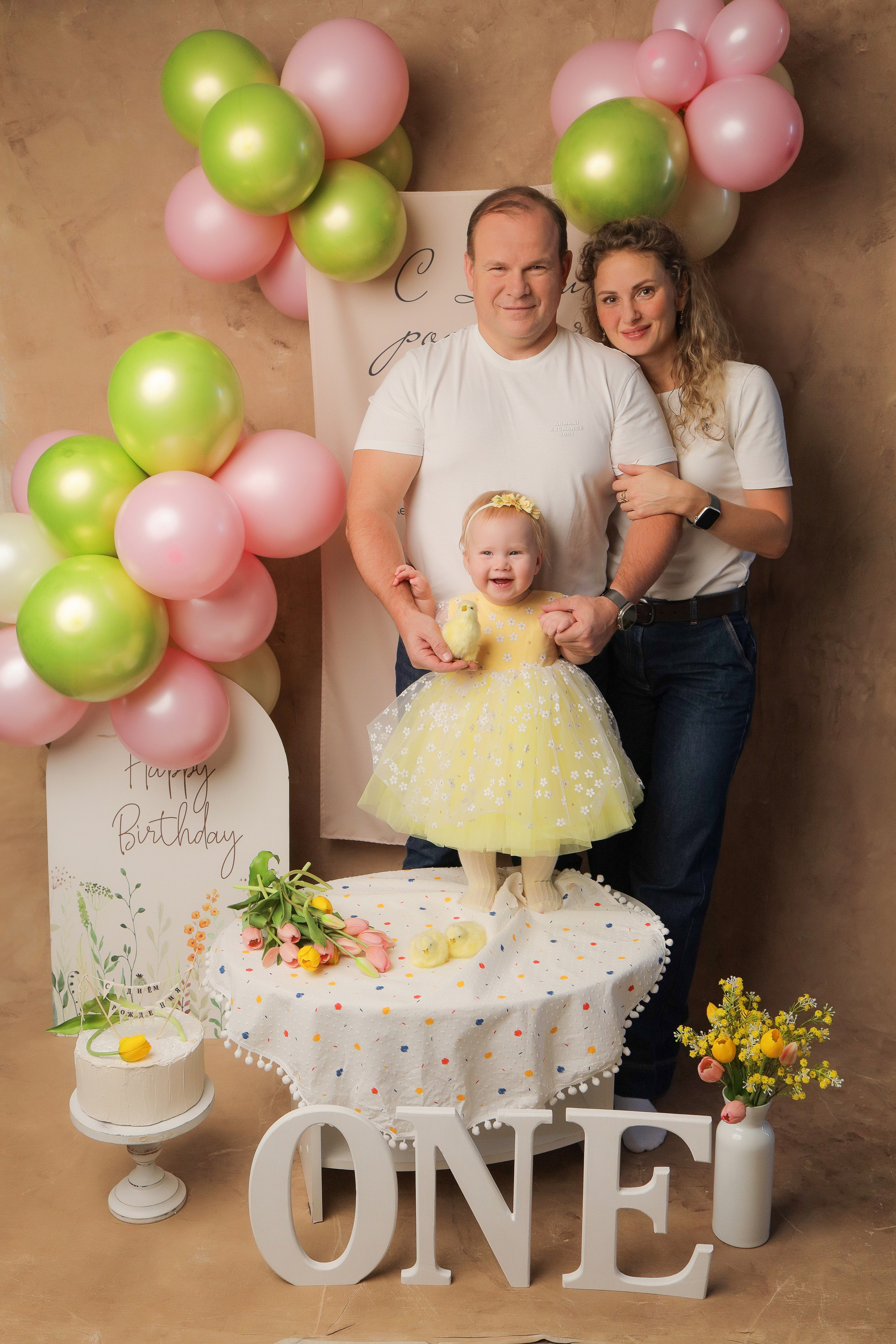 Полина, 1 годик. Фотограф новорожденных в Новокузнецке Анна Горошникова