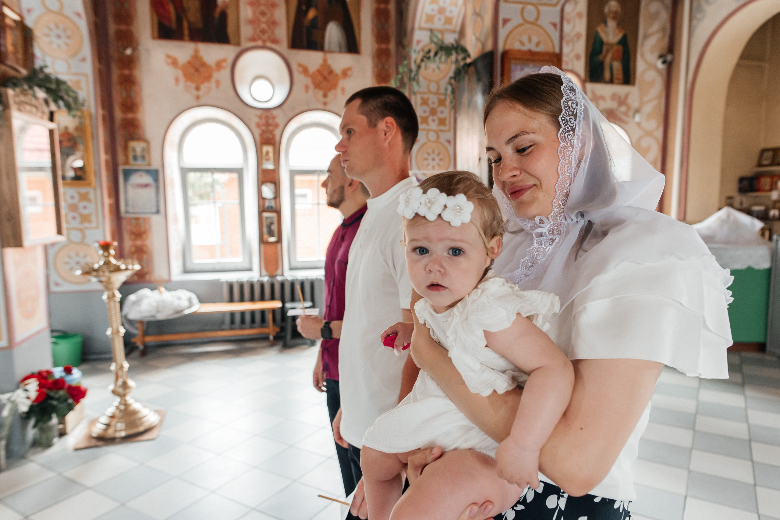 Крещение Ангелины. Детский и семейный фотограф выпускной альбом Приморско-Ахтарск
