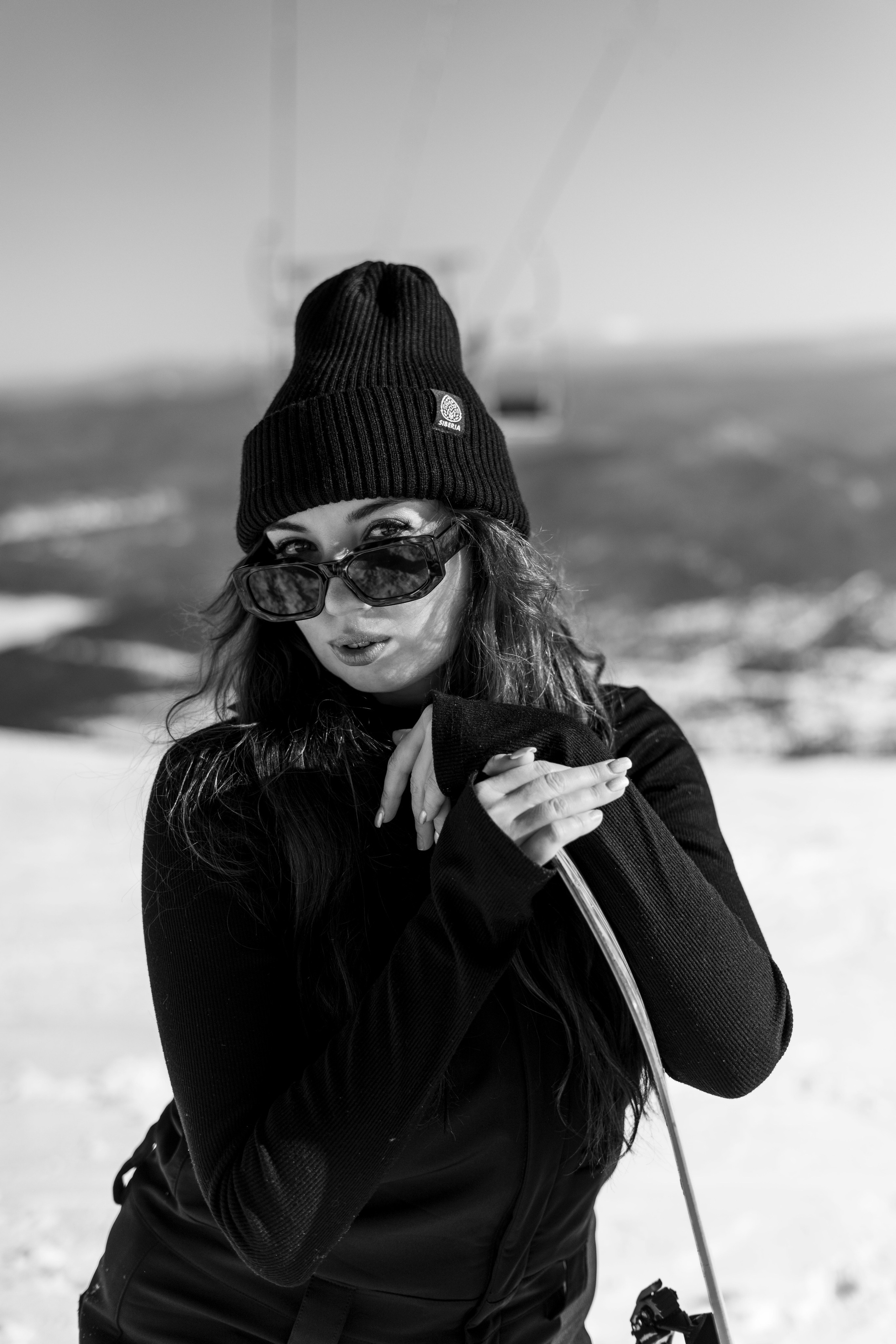 Фотосессия на вершине. Анастасия Паршукова — фотограф Шерегеш Новосибирск