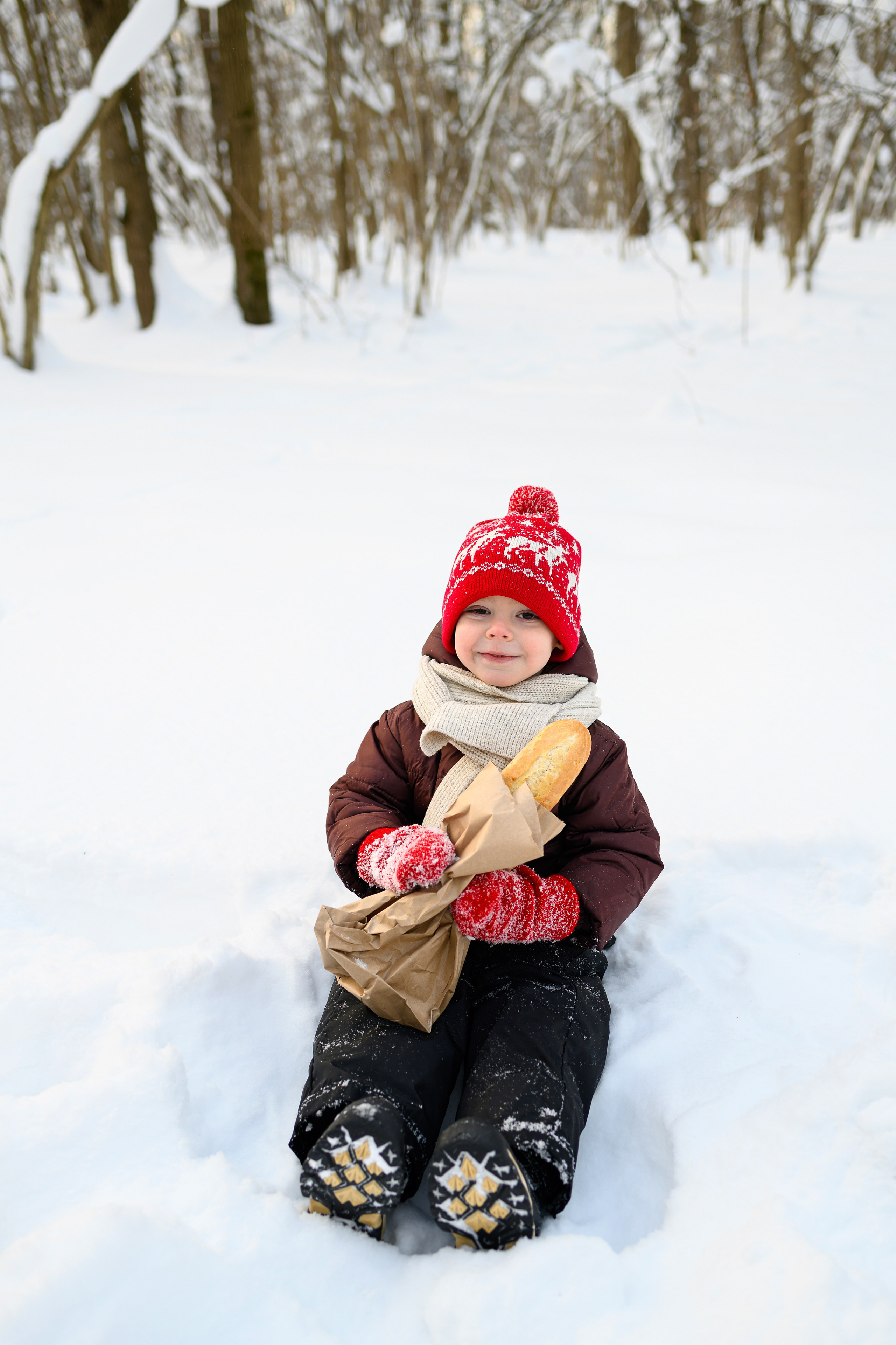 Зимние фотопрогулки. Семейный, детский фотограф в Москве Дегтярева Анастасия
