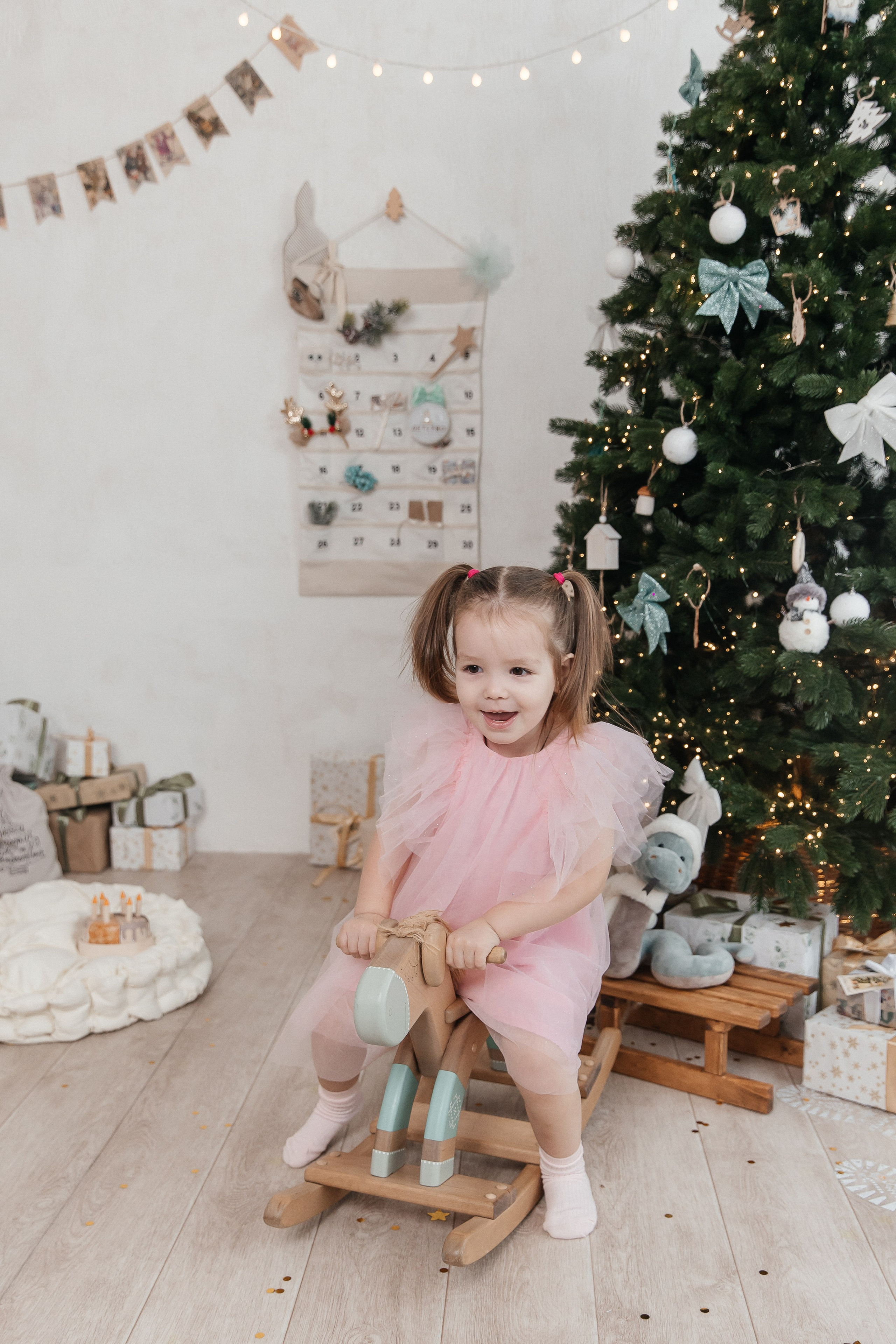 Новогодняя фотосессия с кроликом 🐰