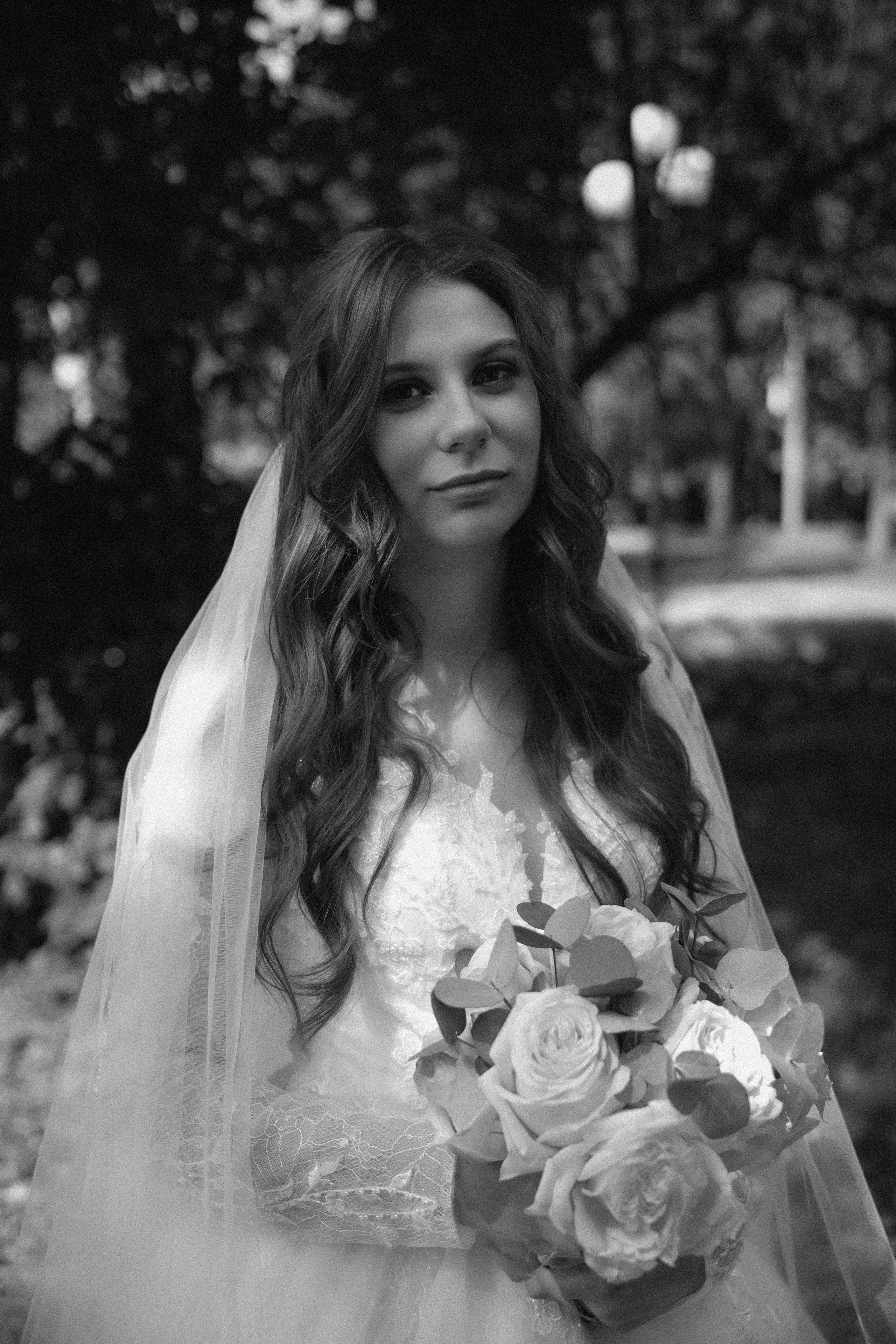 Фотосессия свадьбы Ивана и Александры в парке Горки Ленинские