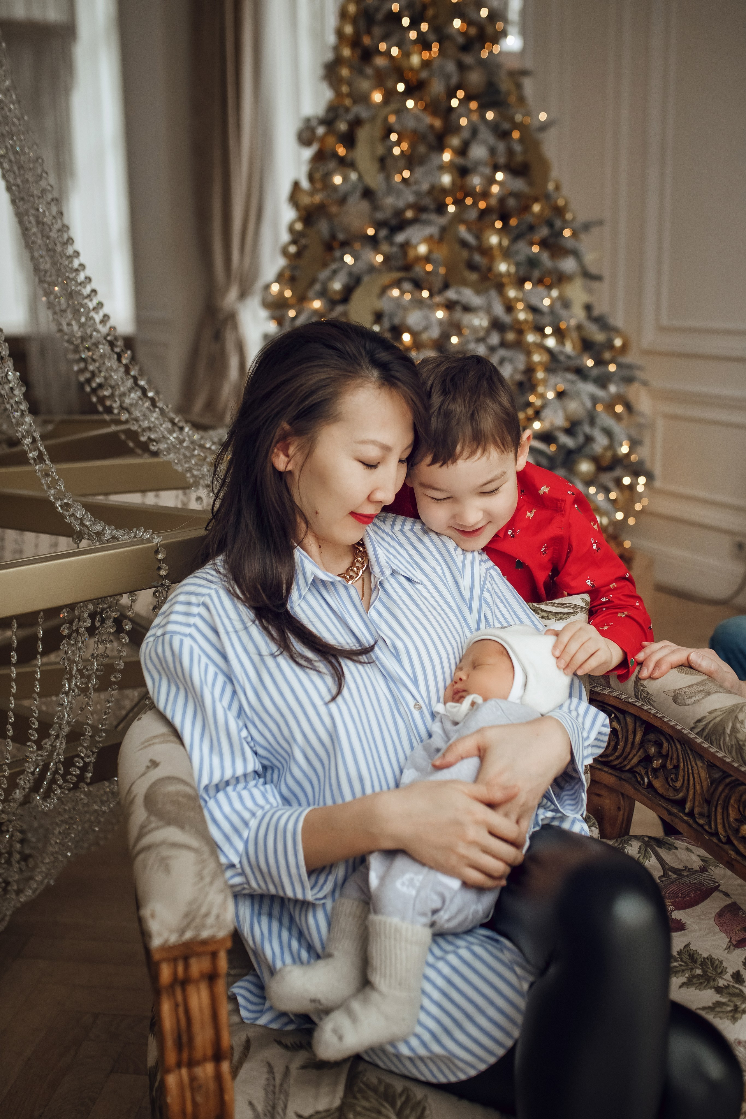 Ника, Родион и Рома. Фотограф на Крещение, семейный фотограф в Москве