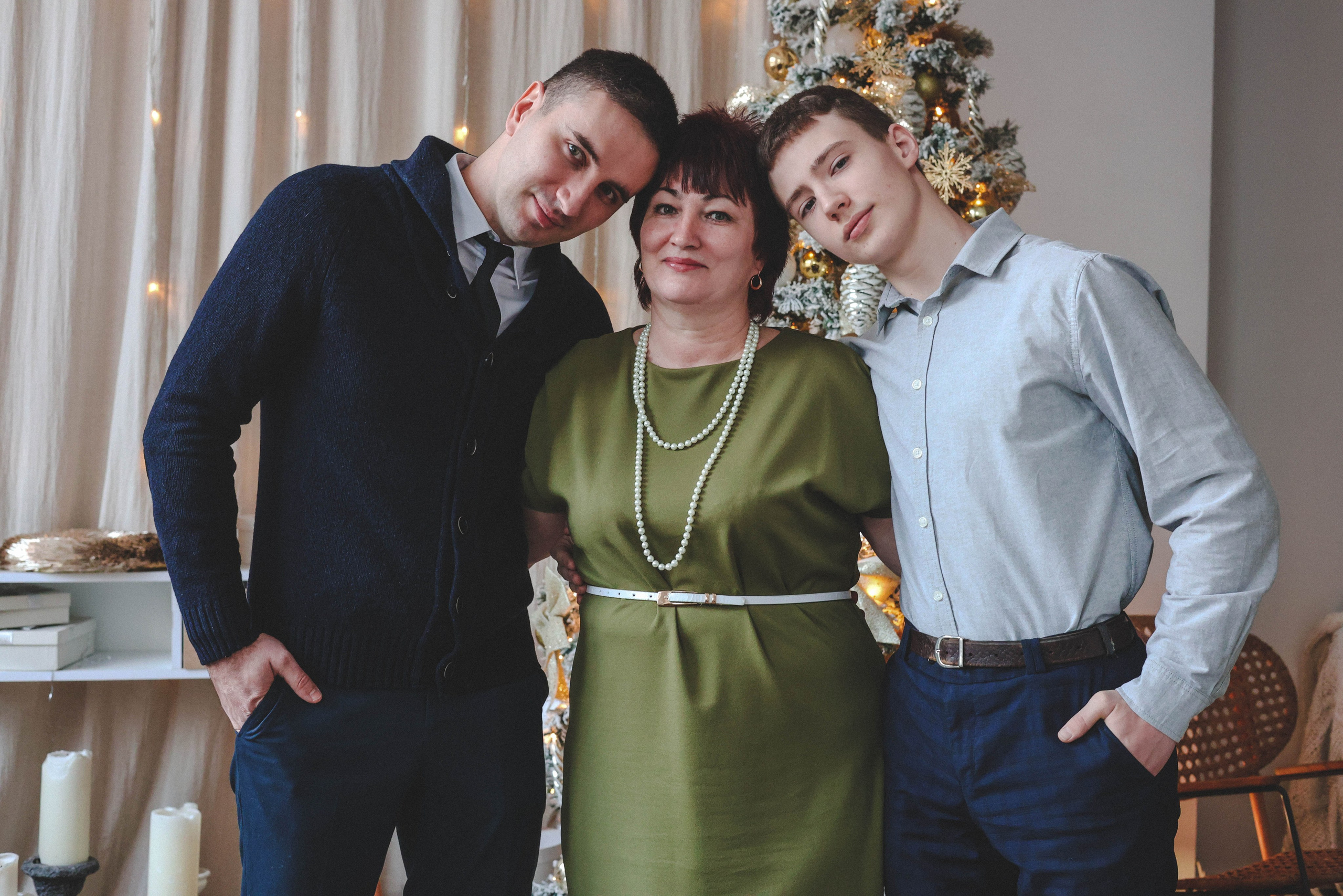 Новогодняя история «Светлана и ее семья». Фотограф в Москве Анастасия Калинина