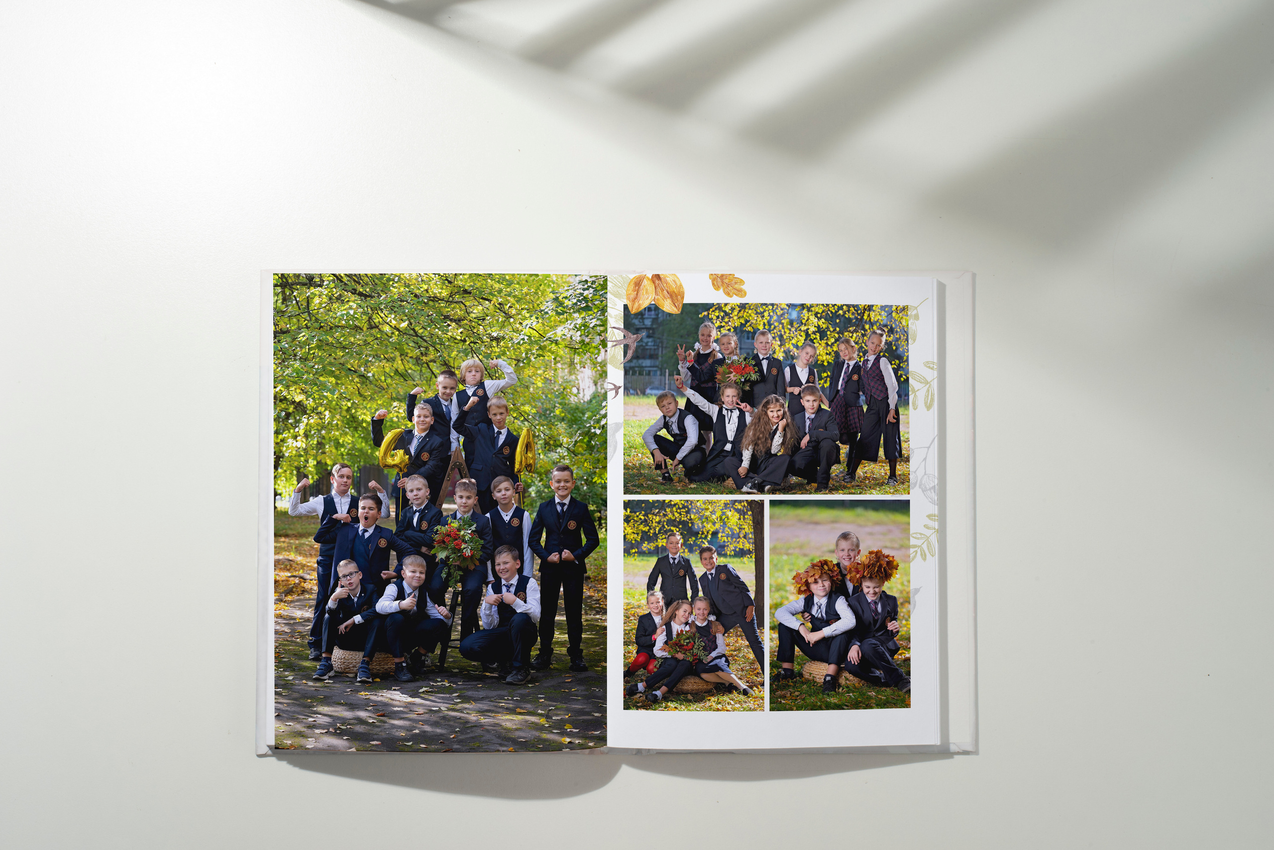 Выпускной альбом «Осень». Выпускные альбомы для школы и детского сада в СПб и ЛО