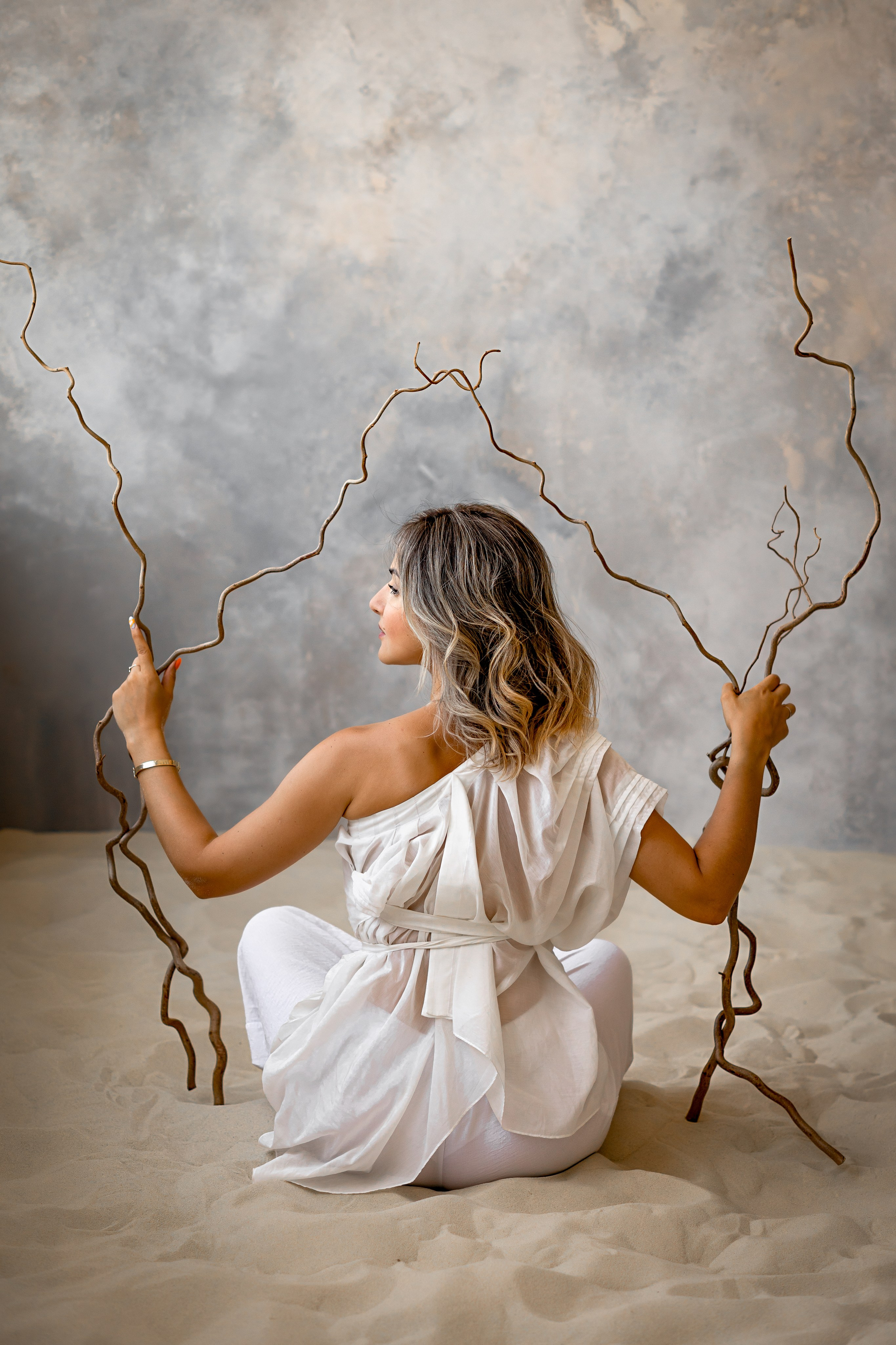 Алина в песках. Детский и семейный фотограф в Красноярске Елена Коровкина