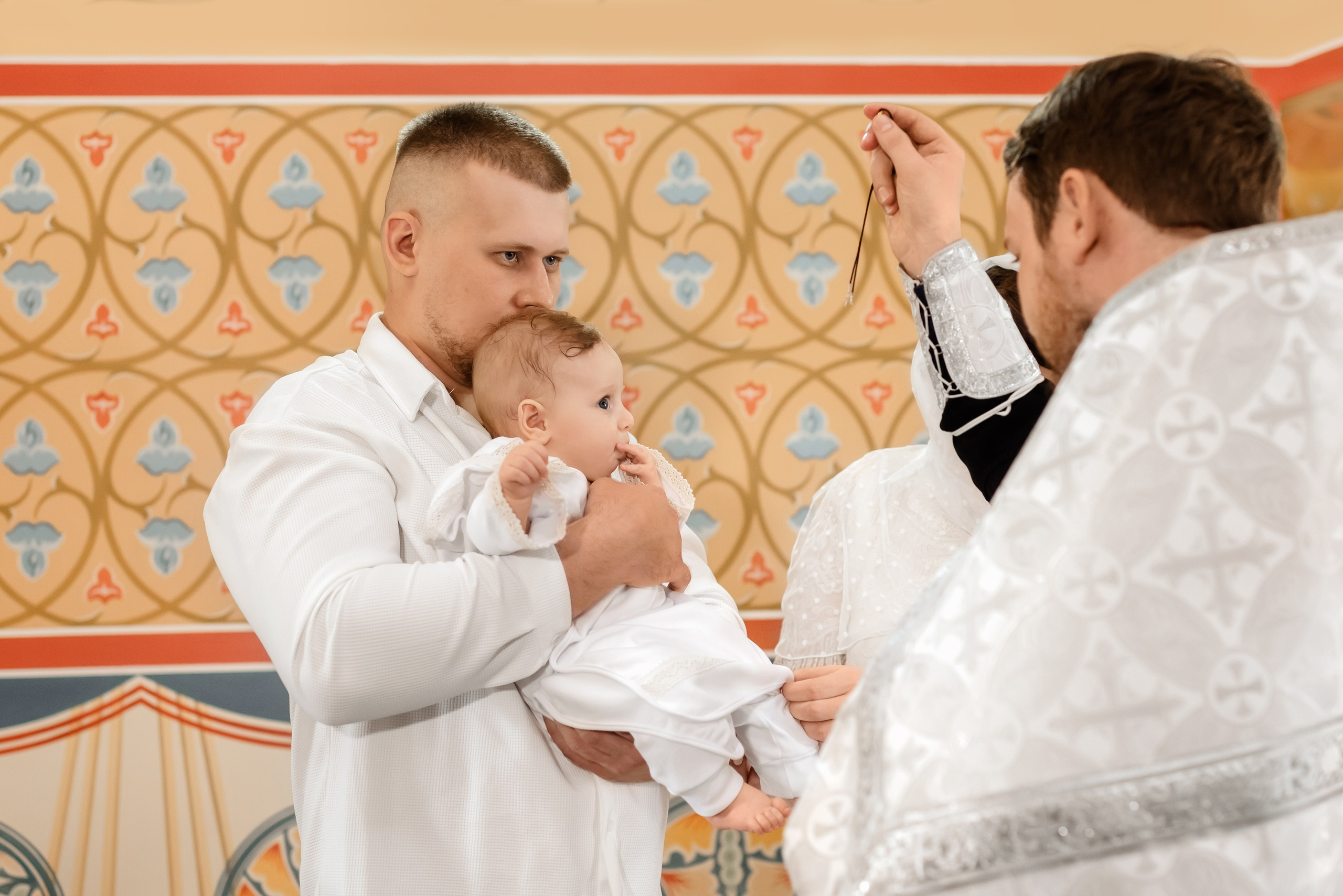 Храм Угрешского. Крещение на Вербное. Церковный фотограф на Таинство Крещения и Венчания в Оренбурге и Оренбургской области Екатерина Белкина