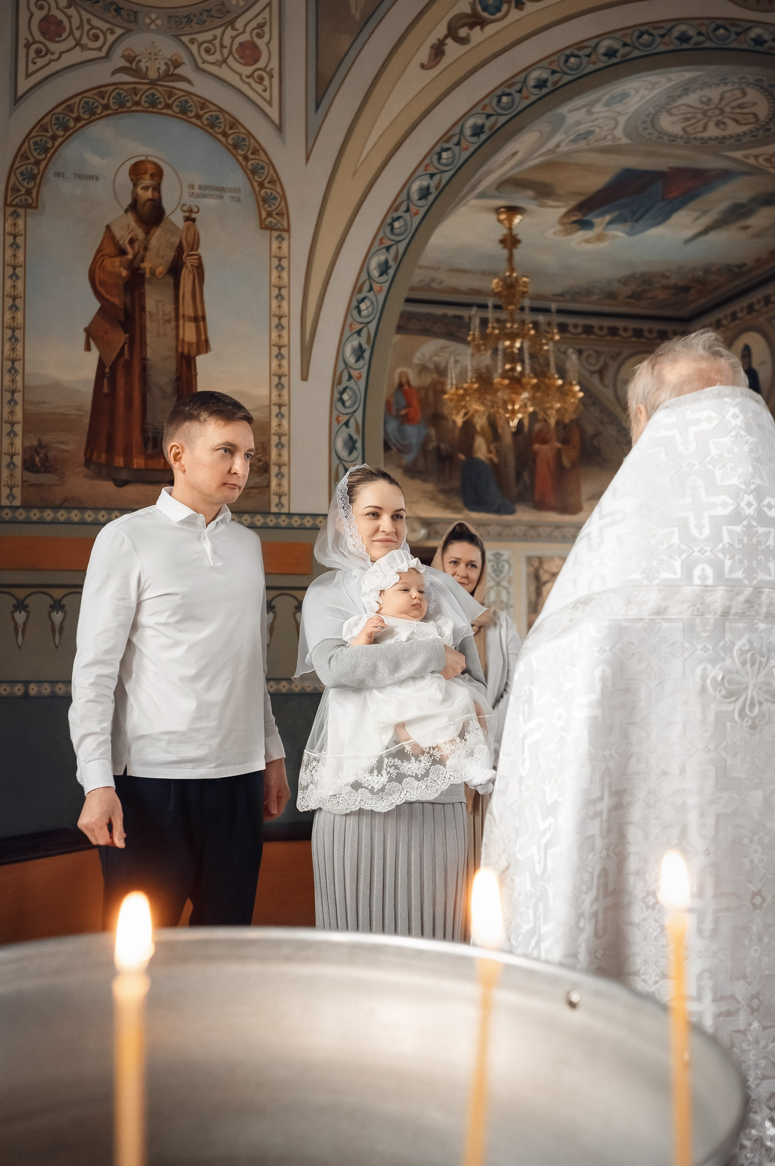 Крещение в храме Иоанна Богослова. Церковный фотограф на Таинство Крещения и Венчания в Оренбурге и Оренбургской области Екатерина Белкина