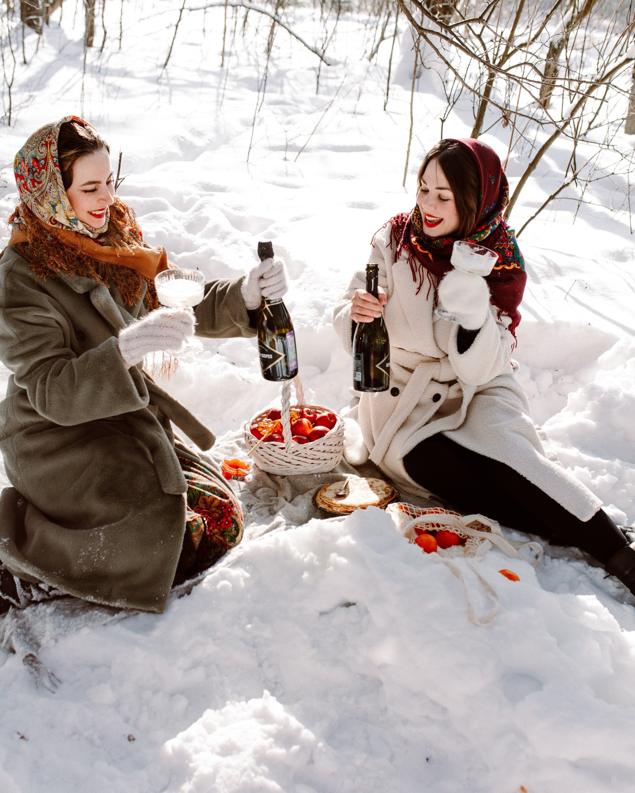 Сёстры. Масленица. Анастасия Турсунова арт-фотограф в Москве