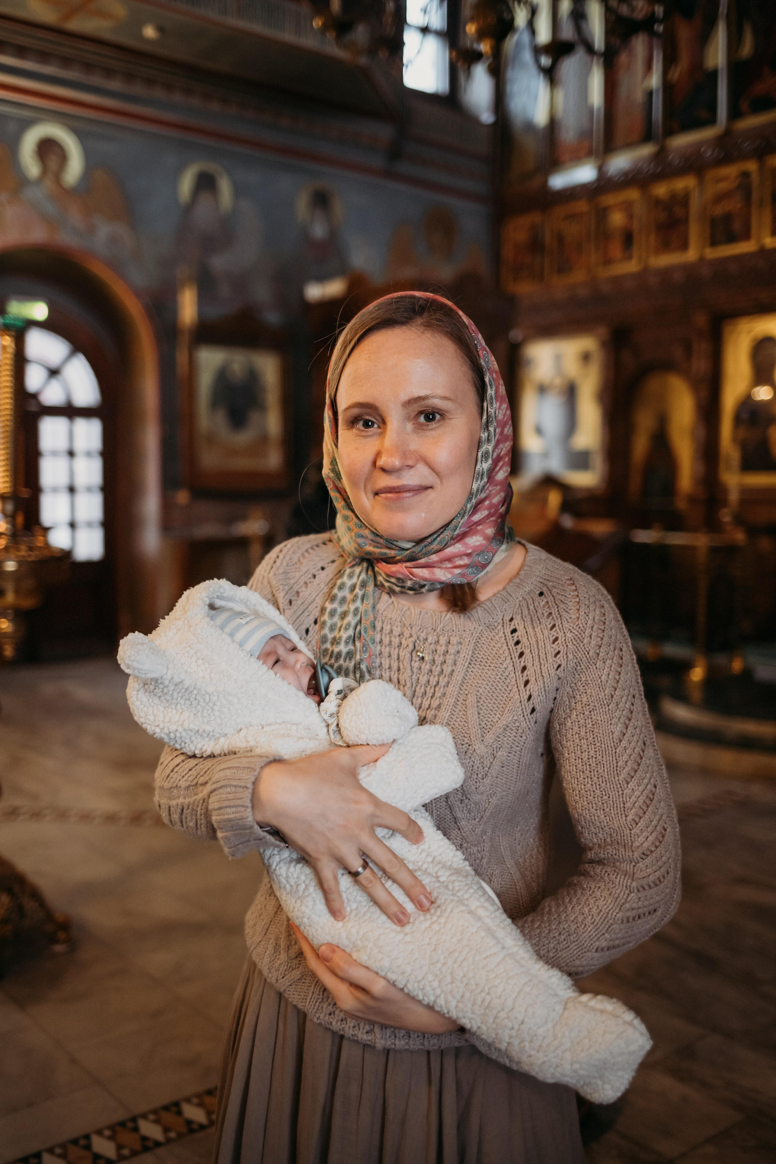 Крещение Тимофея. Семейный и детский фотограф в Москве Александра Нараевская
