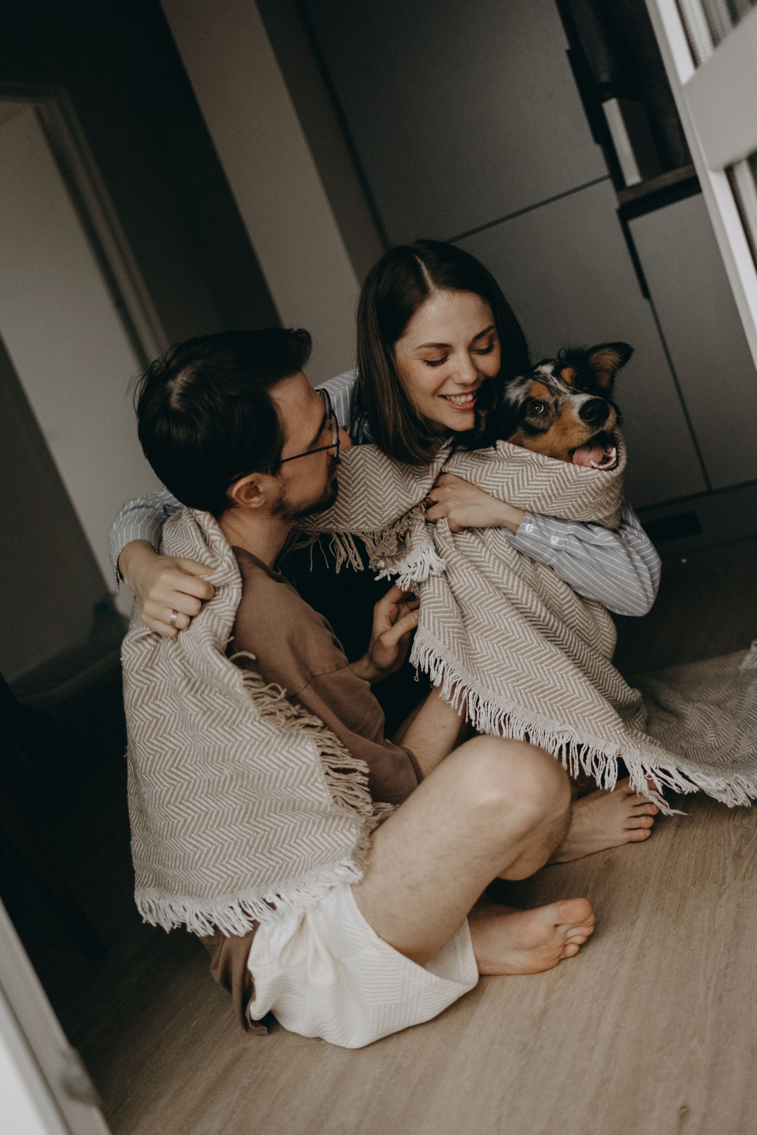 Настя, Никита и их Гром и Мяу. Фотограф — Анималист | Санкт-Петербург