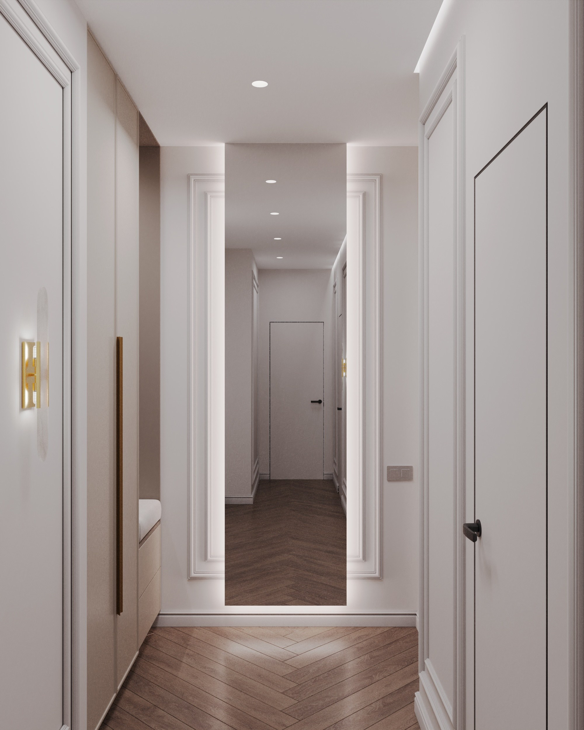 Дизайн-проект ЖК Любимово 7. Дизайн интерьеров, 3D визуализации