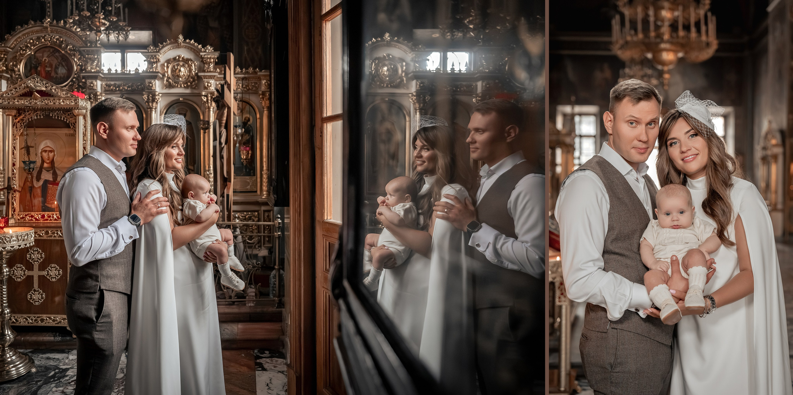 Крещение Сашеньки в Храме Воскресения Словущего в Даниловской Слободе