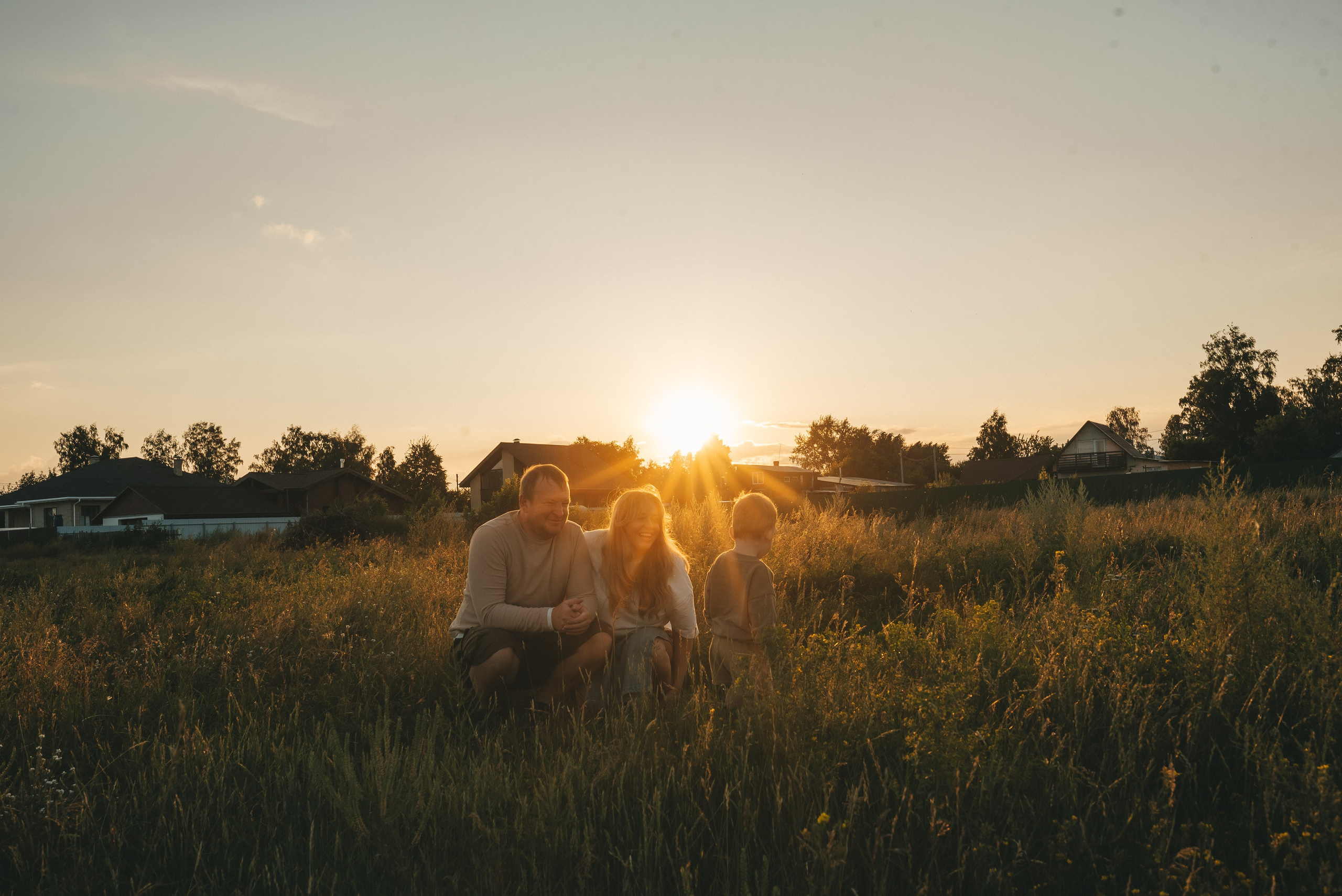 Маша Андрей Женя. Семейная фотосессия в Новосибирске от фотографа Ольги Коваль