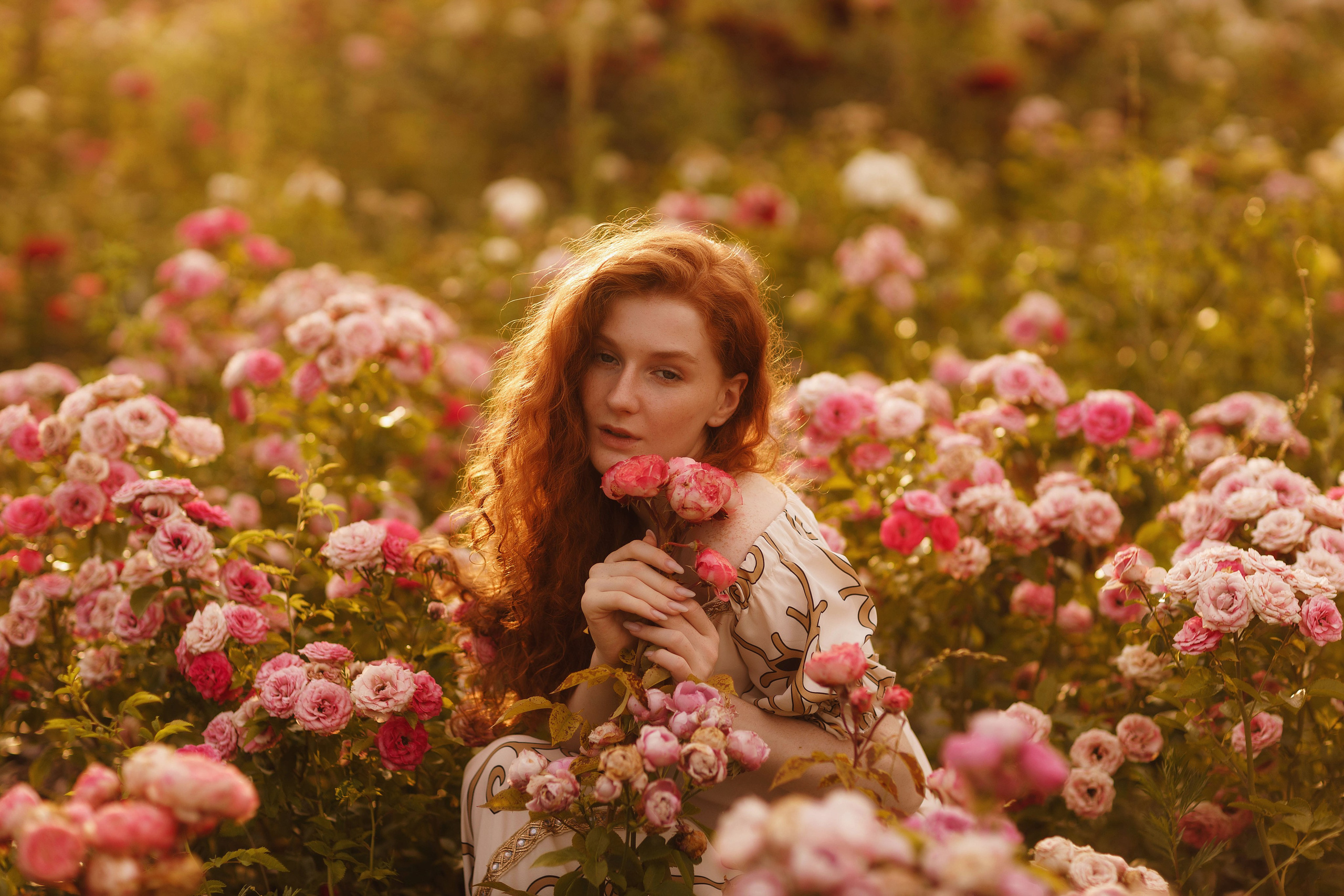 Фотосессия на заливе с Татой в платье от Ирины Павловой. Портретный и репортажный фотограф в Чебоксарах Андриян Чаркин