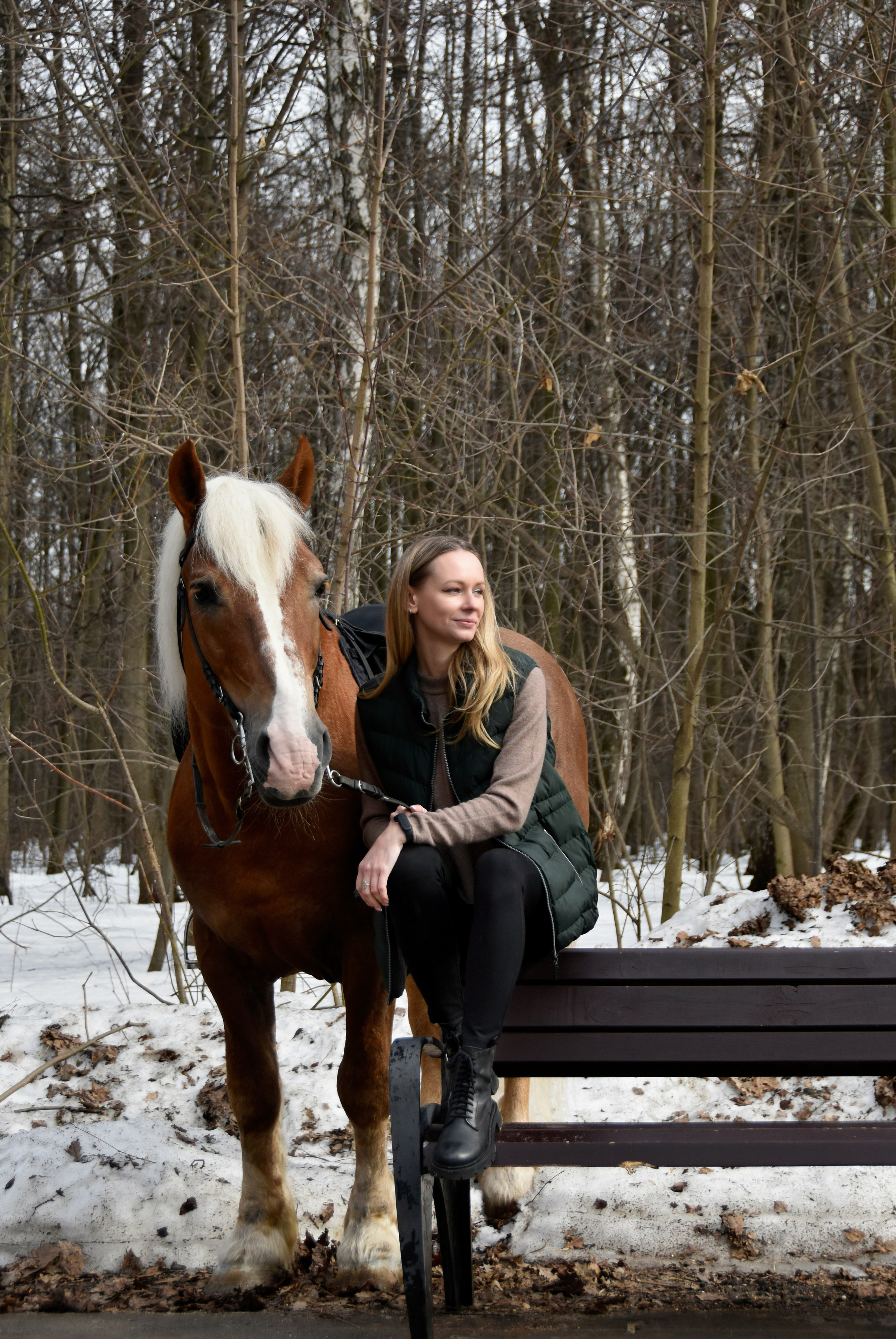 Юля и Проспект. Конный фотограф Москва
