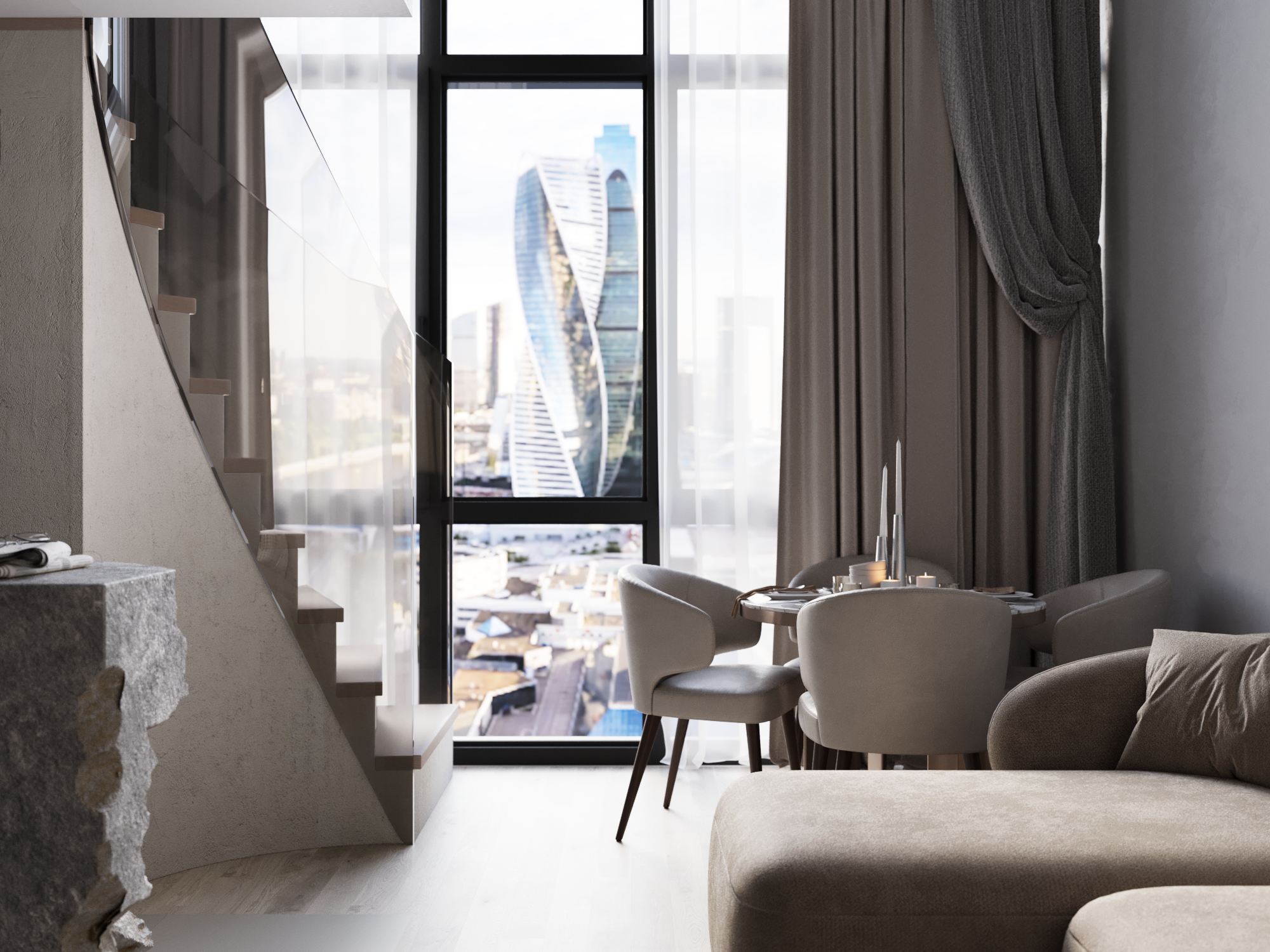 ЖК «Capital Towers» | Viqville studio. 3d визуализатор интерьеров