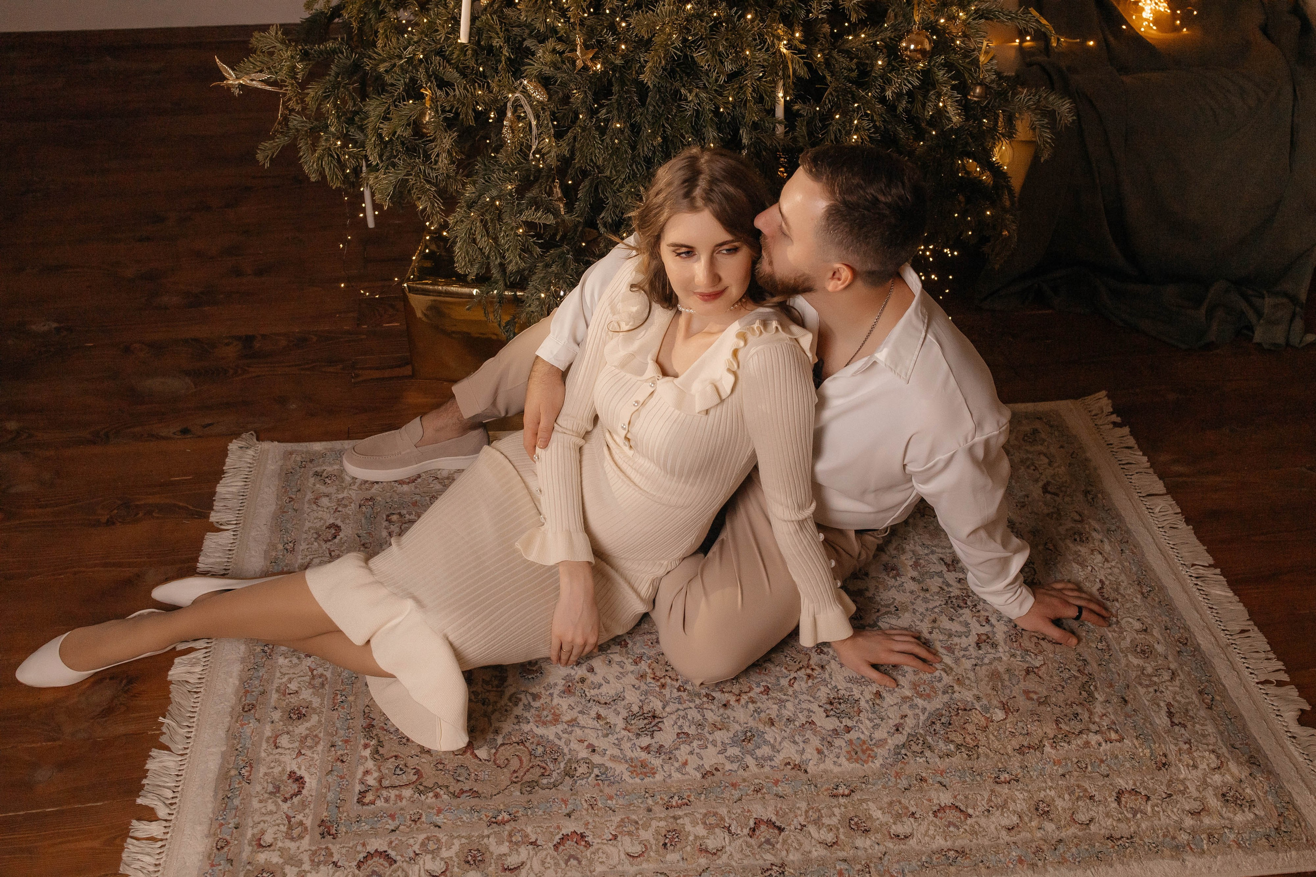 Новогодняя Леша и Маша