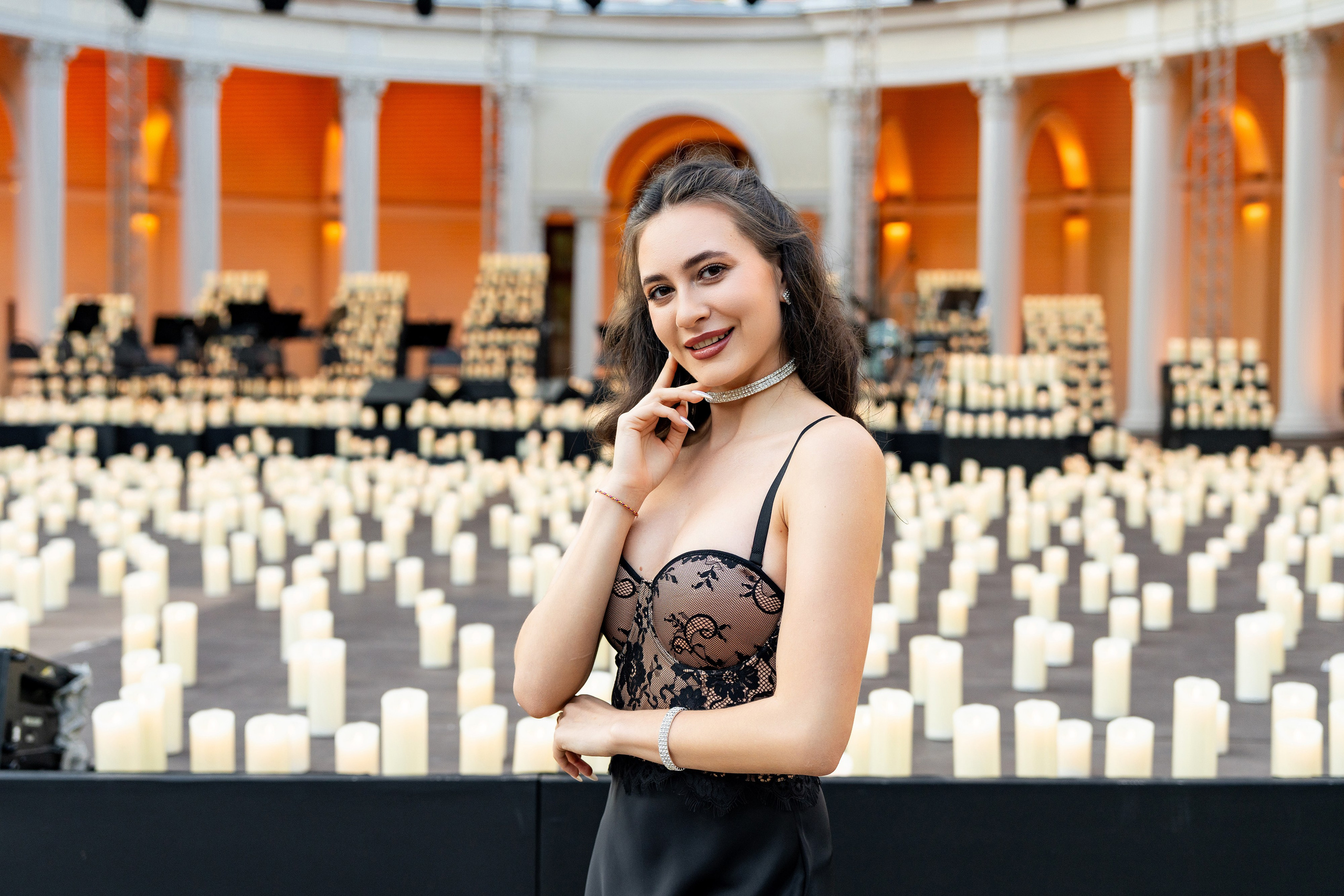 Симфонический оркестр Lumisfera при свечах. Фотограф Никита Комаров