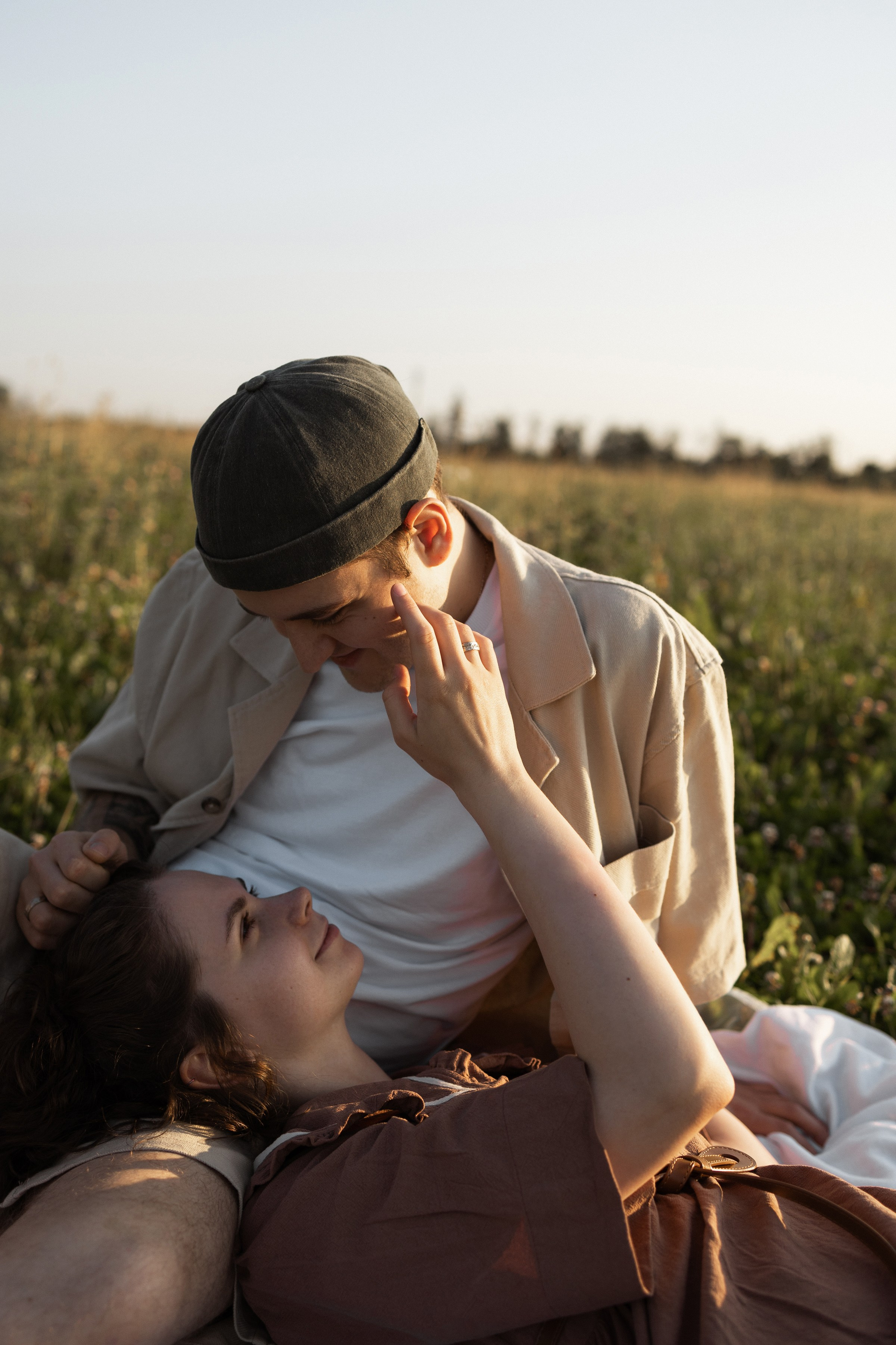 Лето. Поле. Любовь. Портретный фотограф СПб, женский фотограф, минимализм и эстетика
