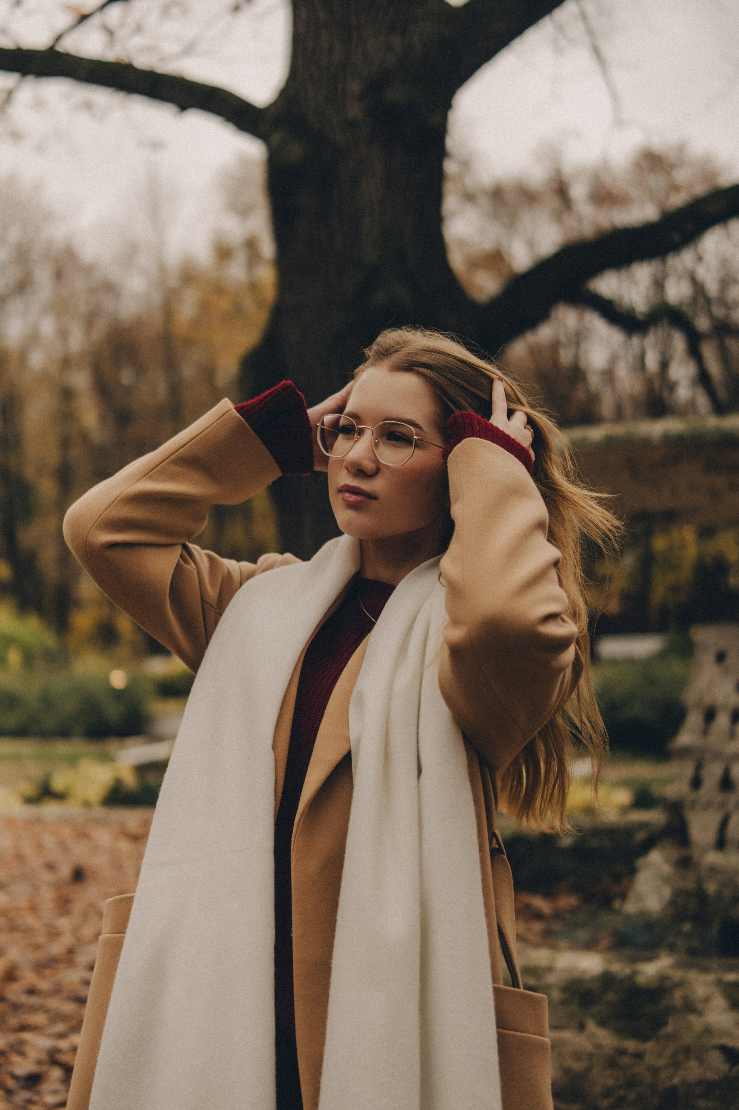 Ирина | осенняя фотосессия Нескучный сад. Портретный фотограф Москва