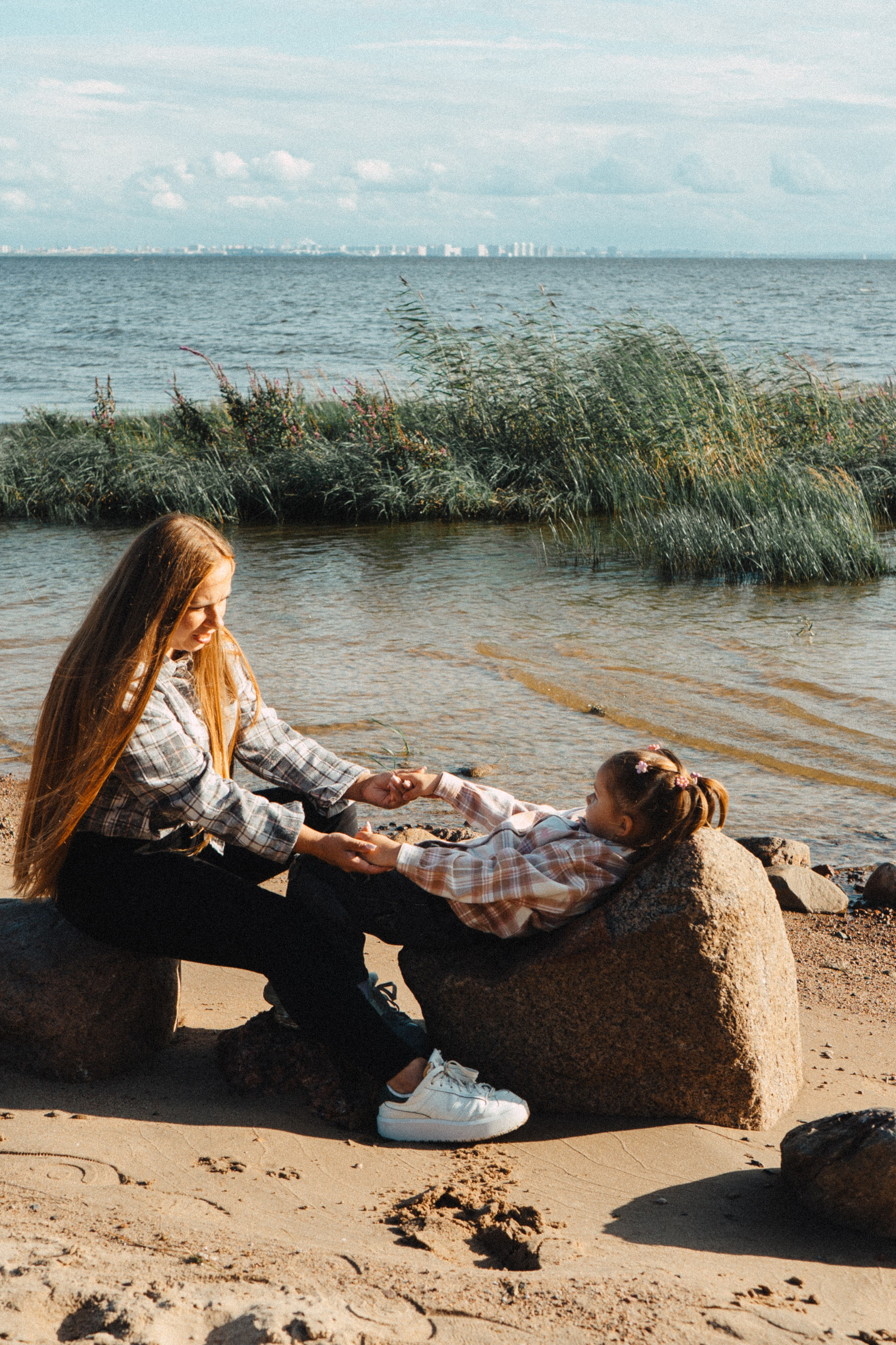 МАМА И ДОЧКА НА ФИНСКОМ ЗАЛИВЕ. Профессиональный фотограф, Санкт-Петербург — Виктория Богомолова