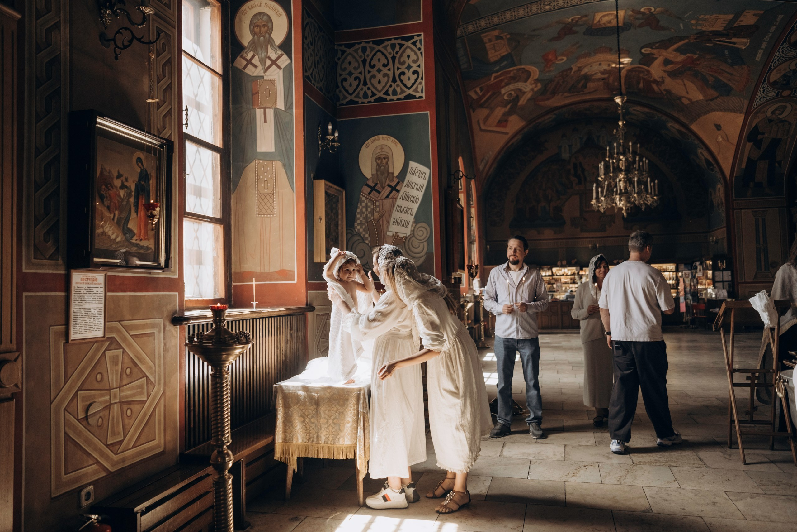 Крещение в храме Николая Чудотворца. Фотограф Светлана Мерзлякова