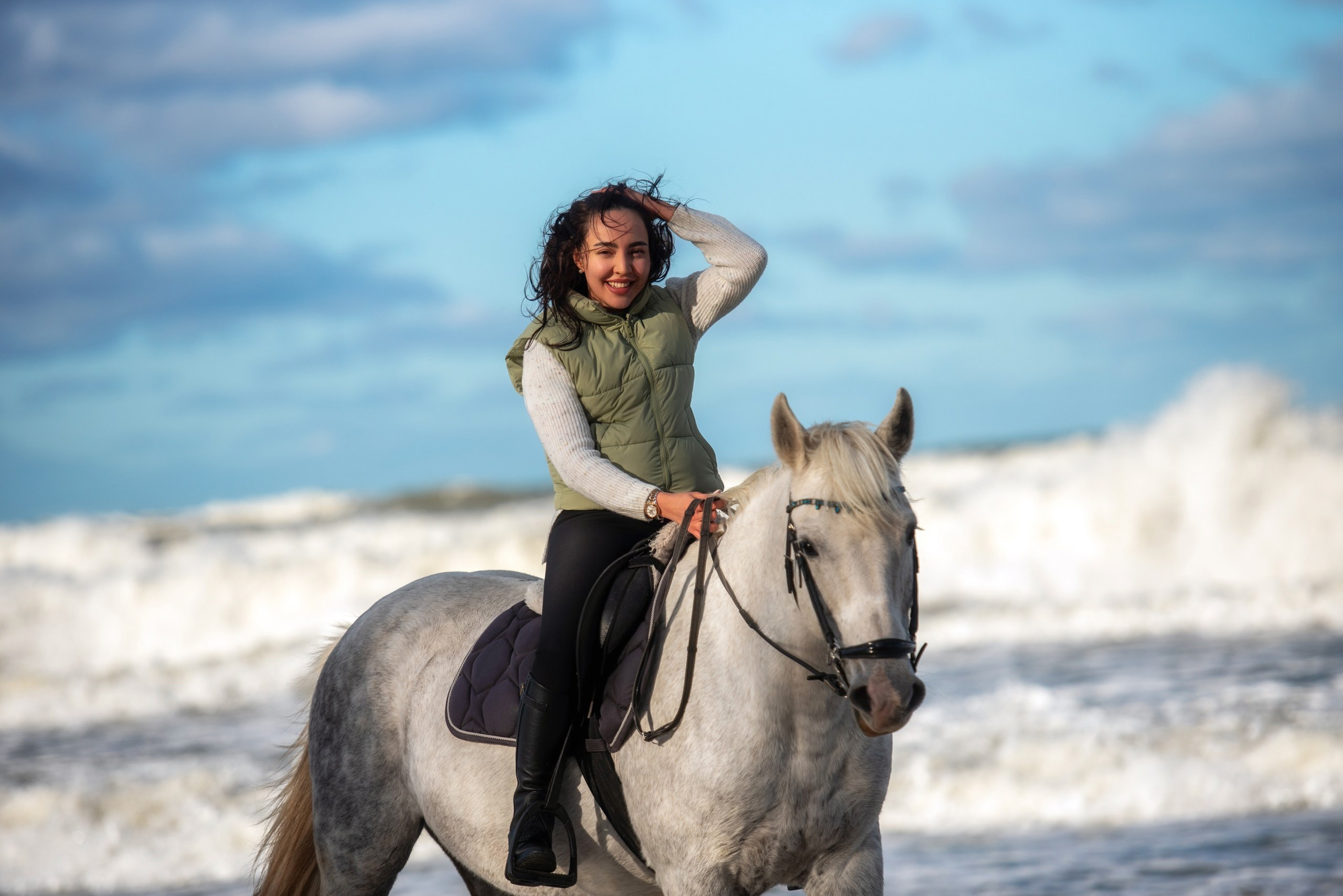 Побережье Балтийского моря. Фотограф с лошадьми в Калининграде Татьяна Ларина