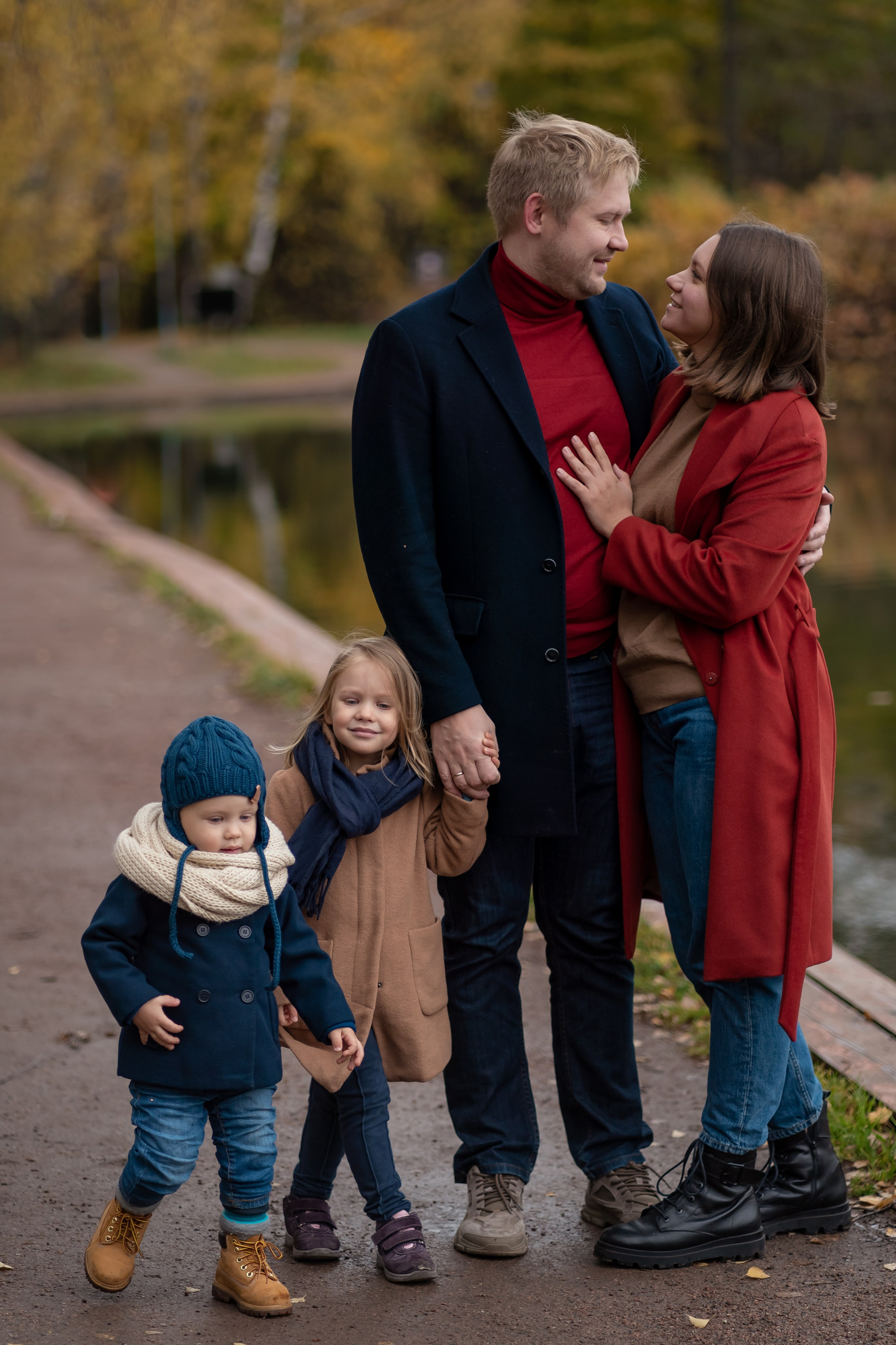 На Путяевском пруду. Семейный фотограф Варвара Сорока в городе Москве