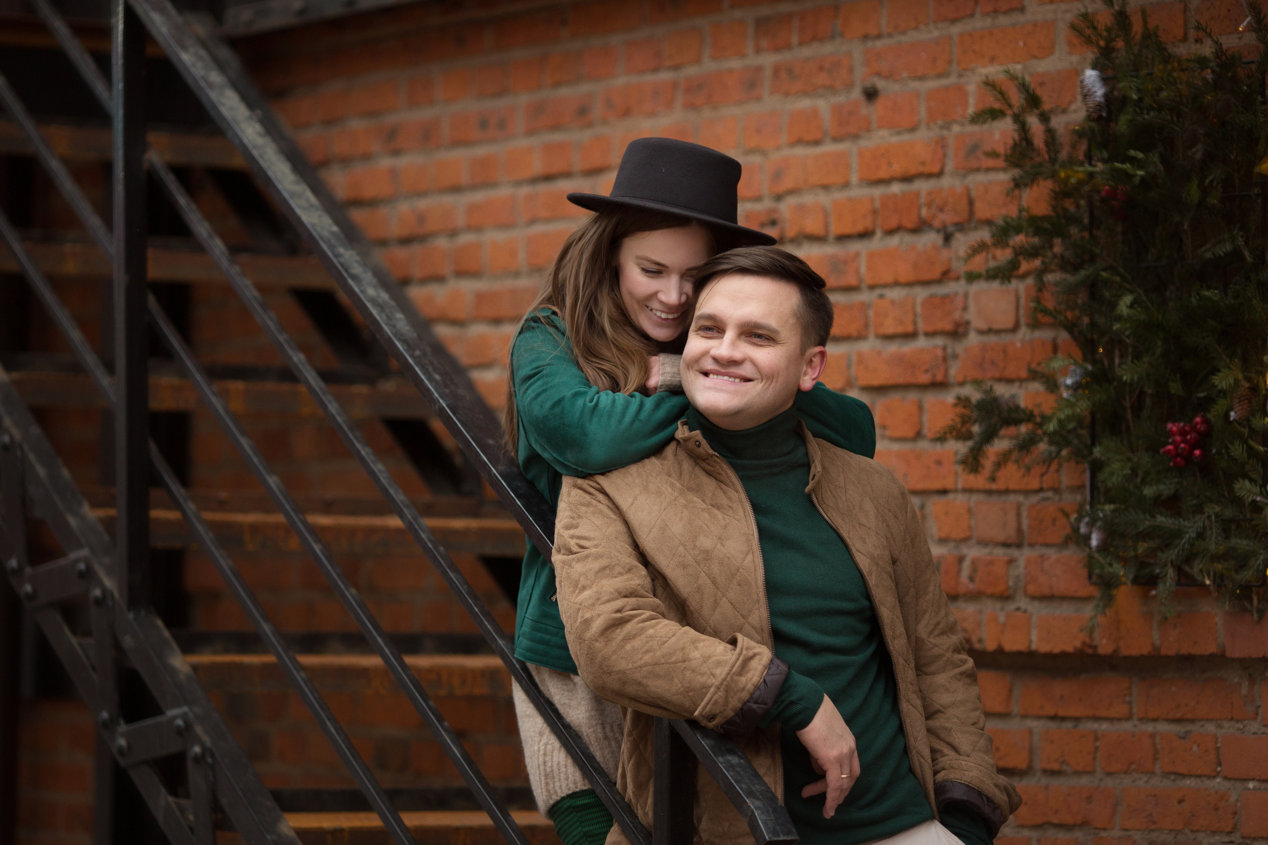 Кристина и Виктор в лофт-центре. Семейный фотограф в Москве Марина Петра