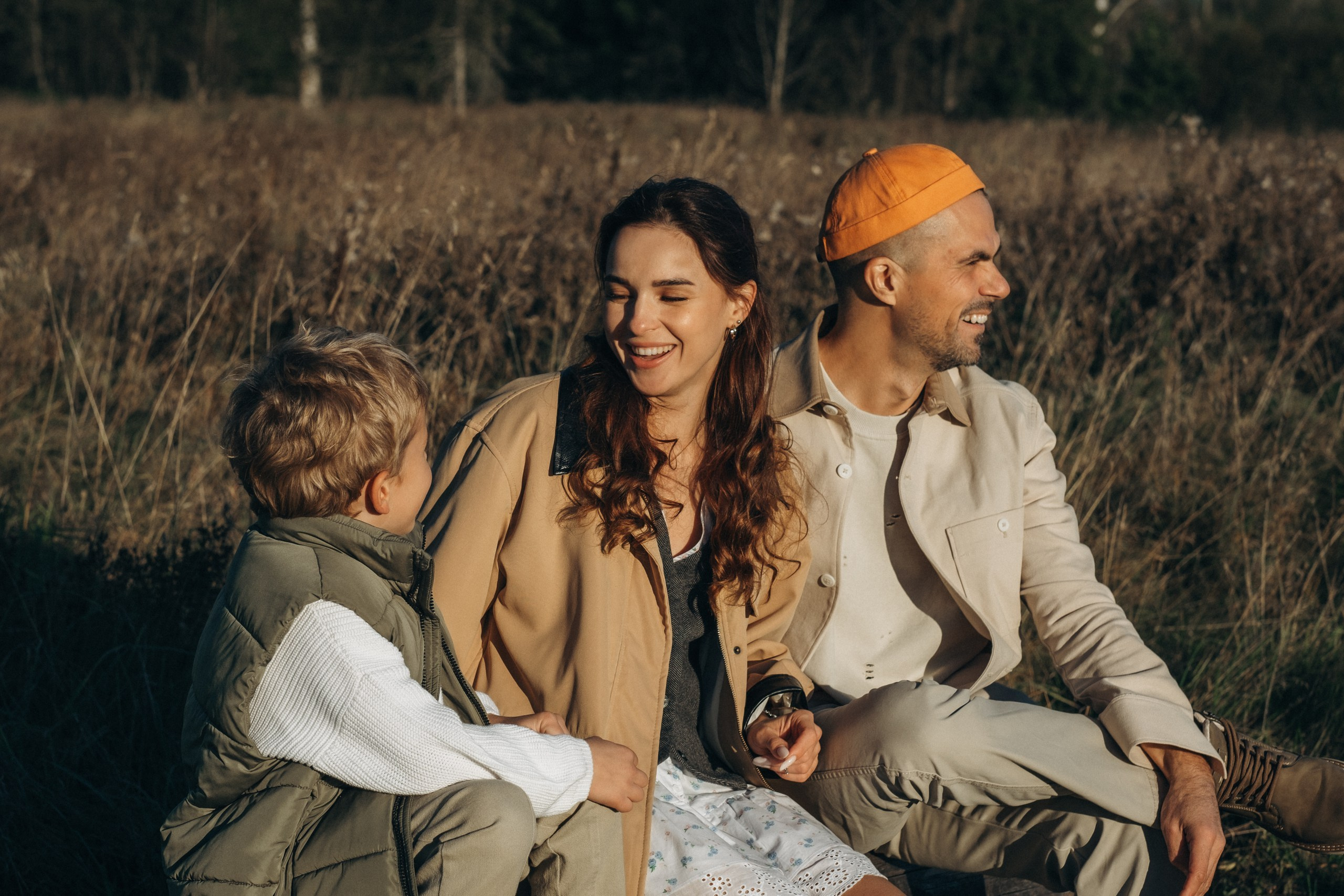 Семейная съёмка в поле. Фотограф Москва / Зеленоград — Наталья Петухова