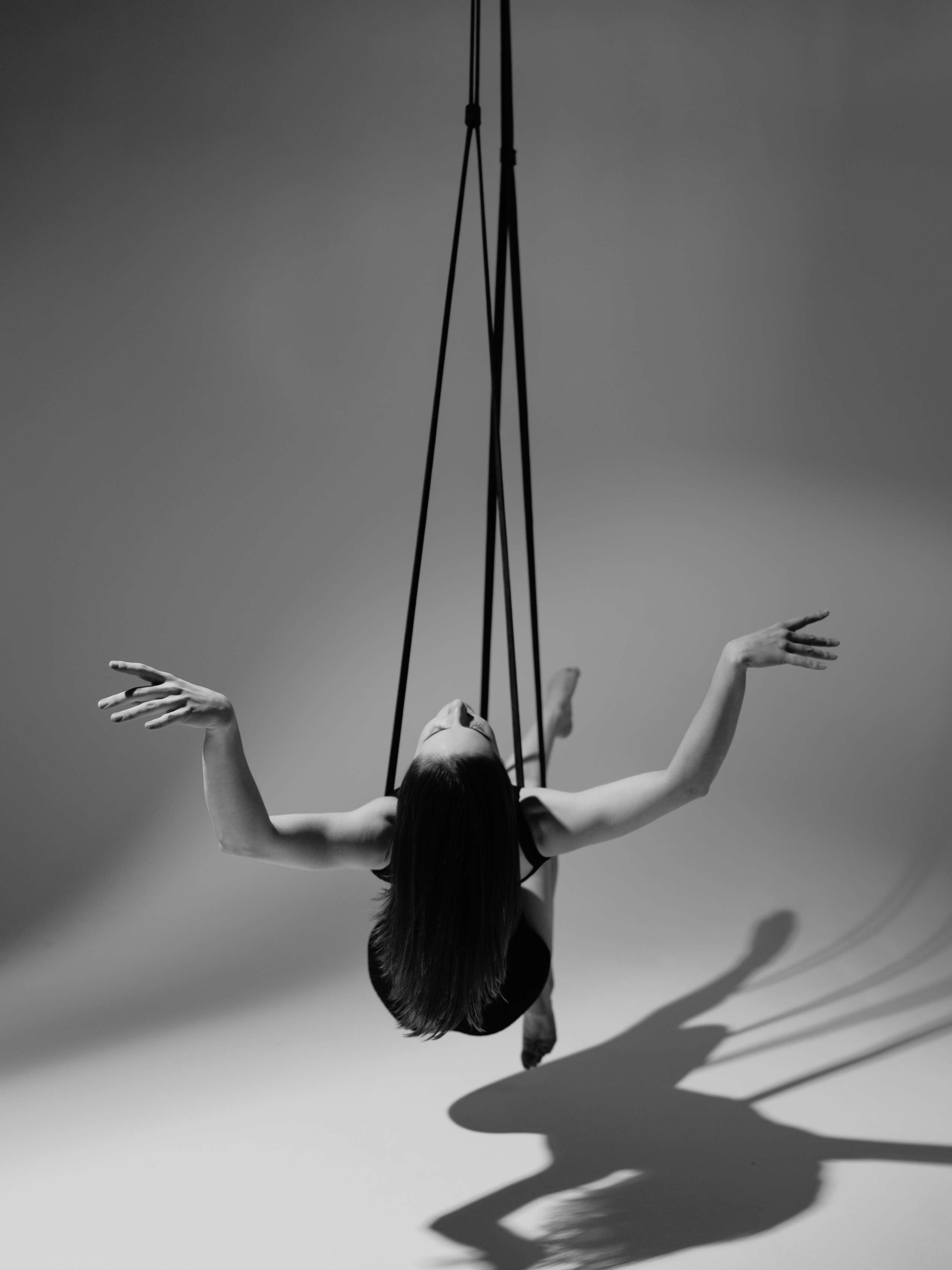 Идея для фотосессии воздушной гимнастки